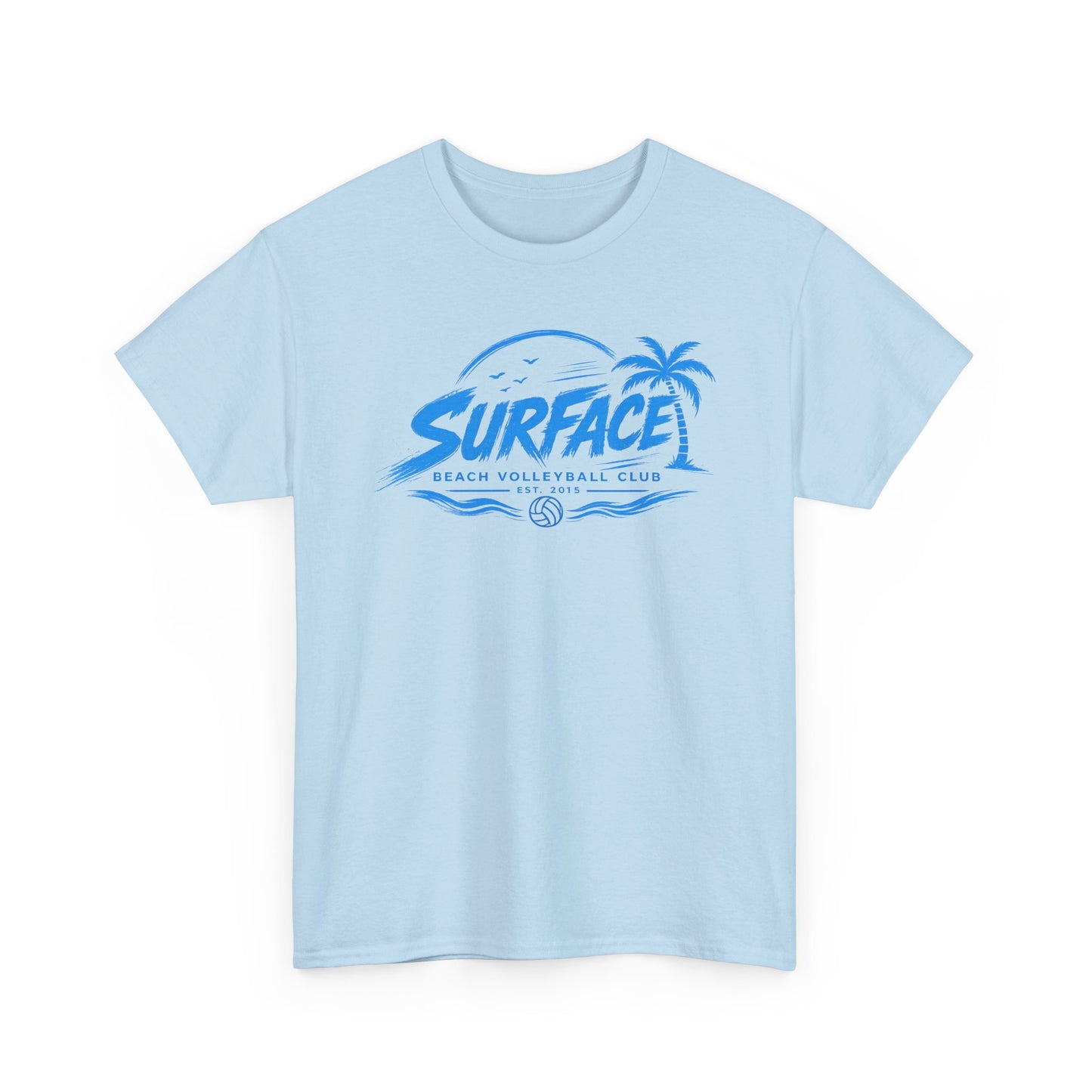 Surface Beach Volleyball Club T-Shirt — Coastal Surf Logo Tee