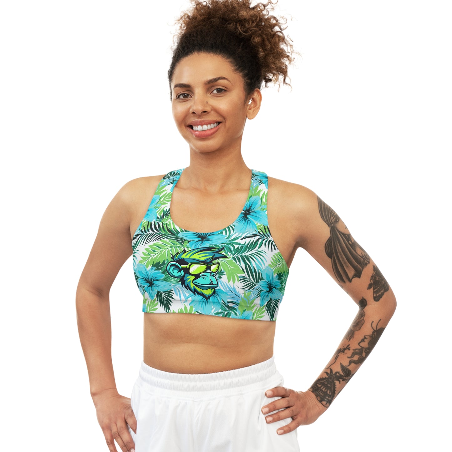 Surface Beach Volleyball Club Seamless Sports Bra (AOP)