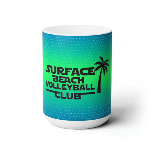 Surface Beach Volleyball Club Ceramic Mug 15oz