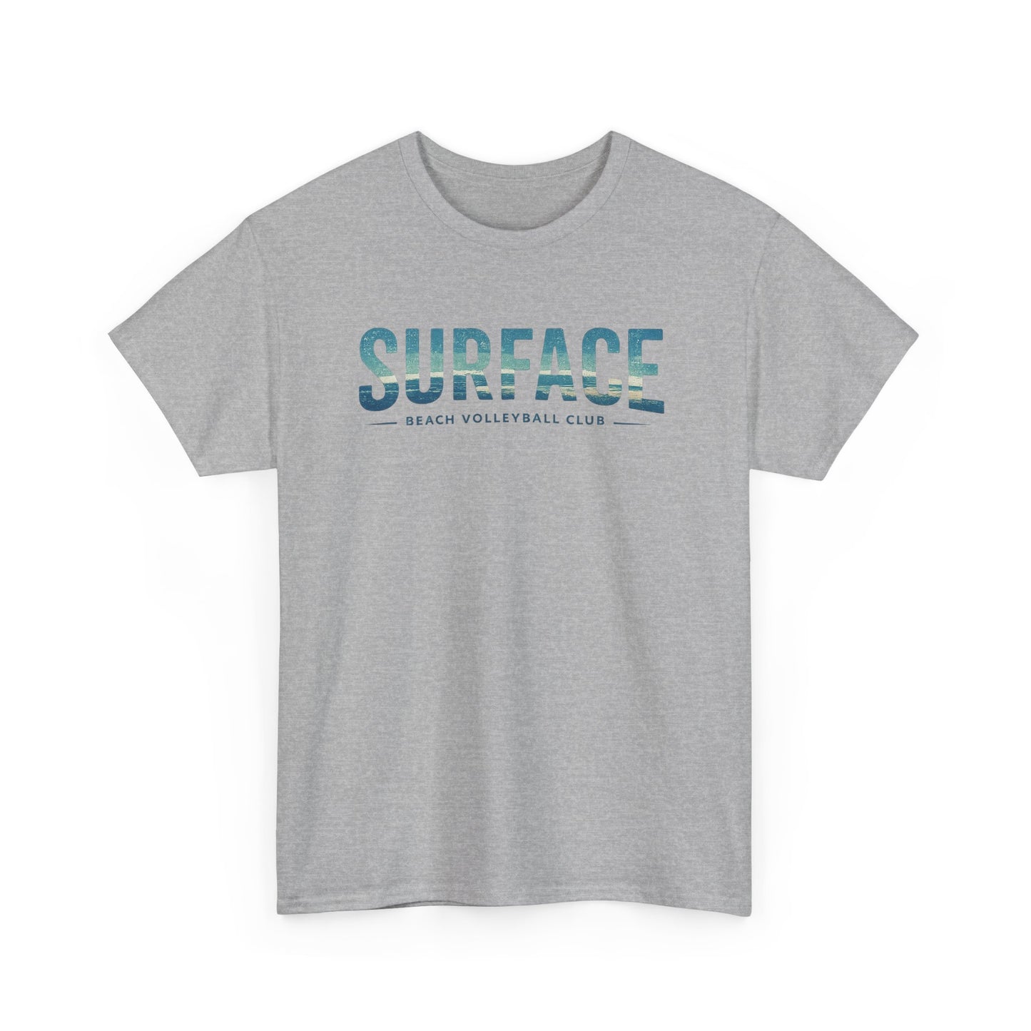Surface Beach Club T-Shirt — Vintage Palm & Wave Logo Tee