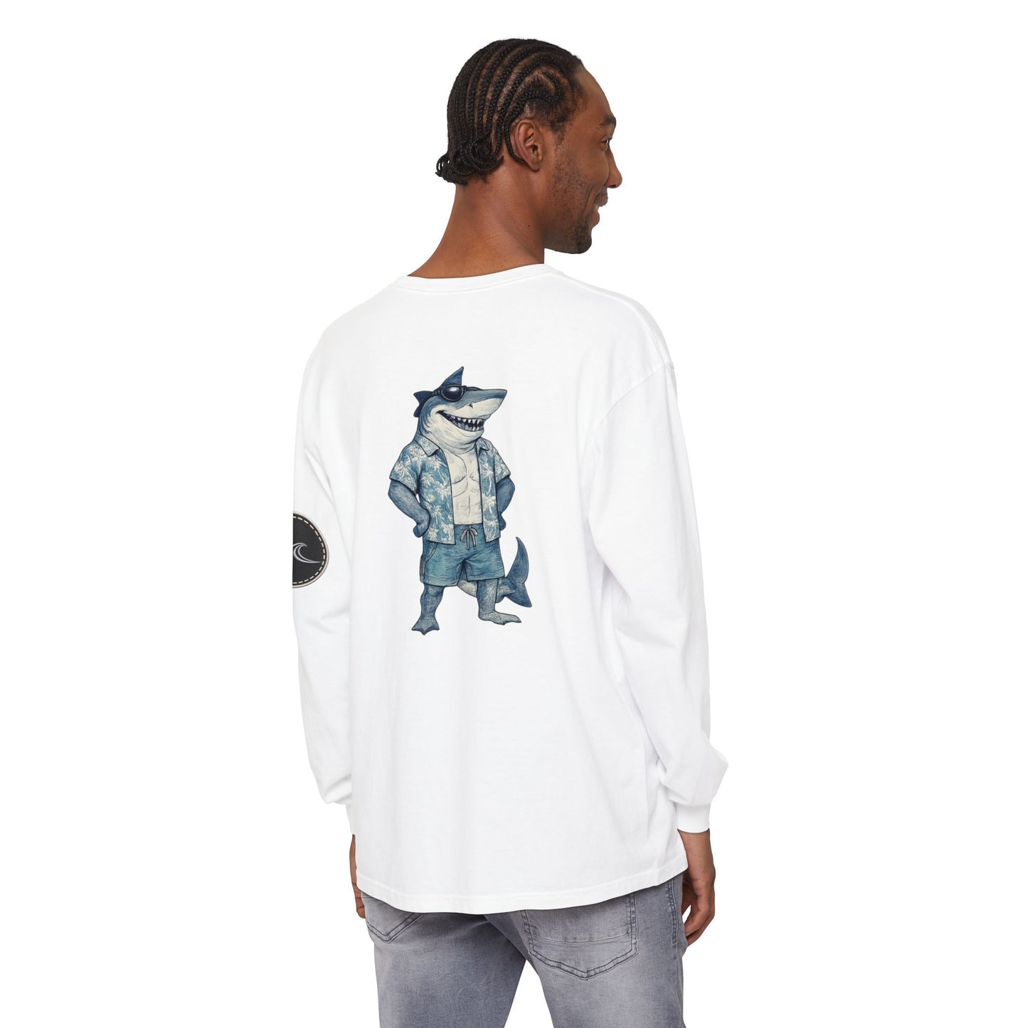 Surfache Shark Graphic Long Sleeve Tee