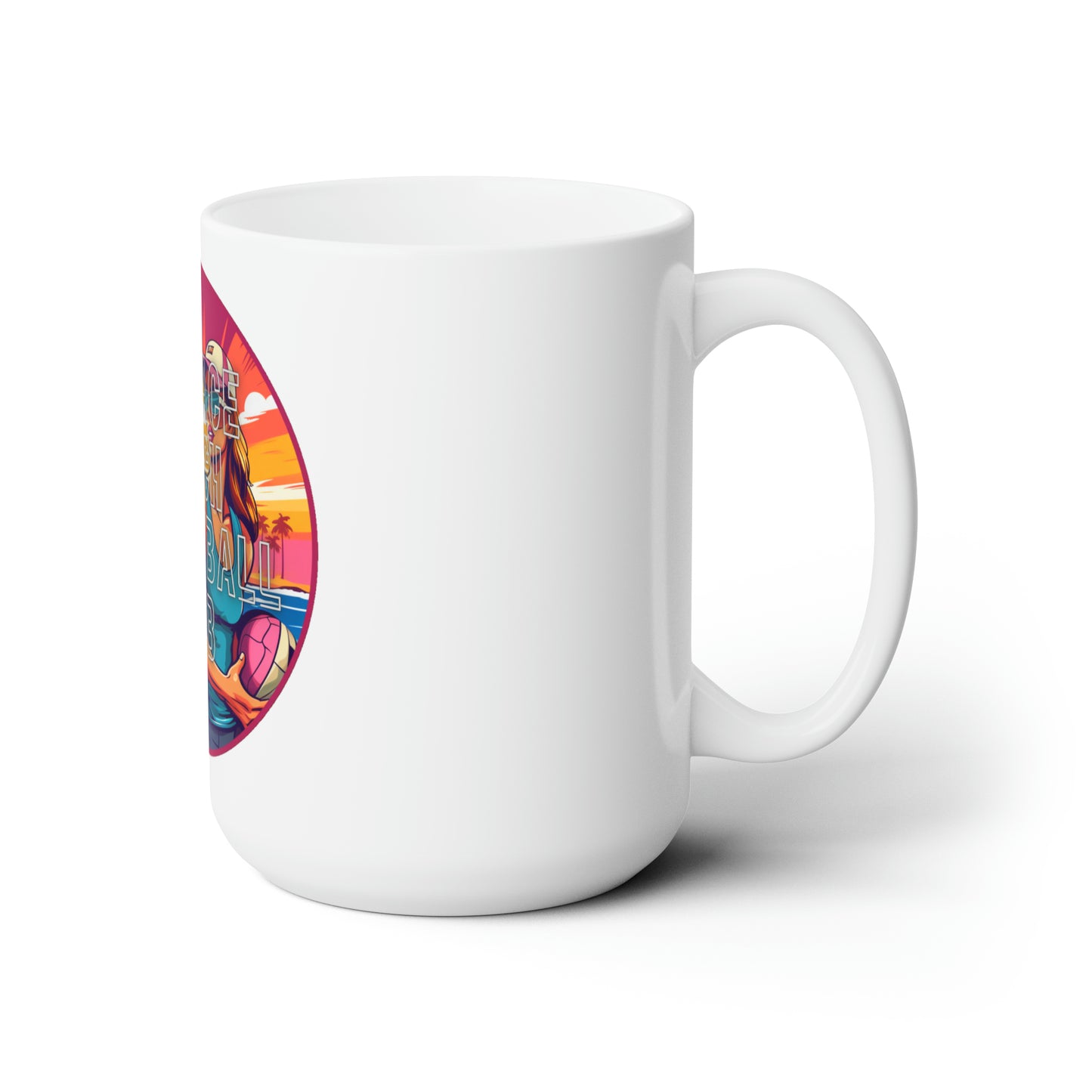 Surface Beach Volleyball Club Ceramic Mug 15oz