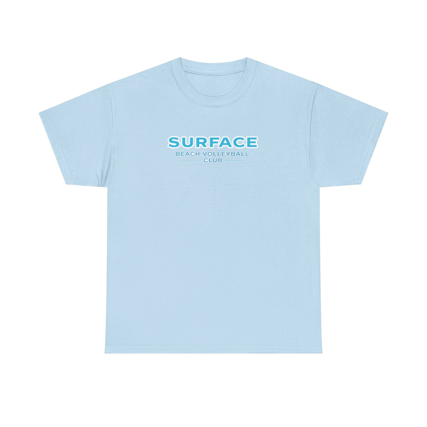 Surface Beach Volleyball Club T-Shirt — Coastal Sunset Volley Tee