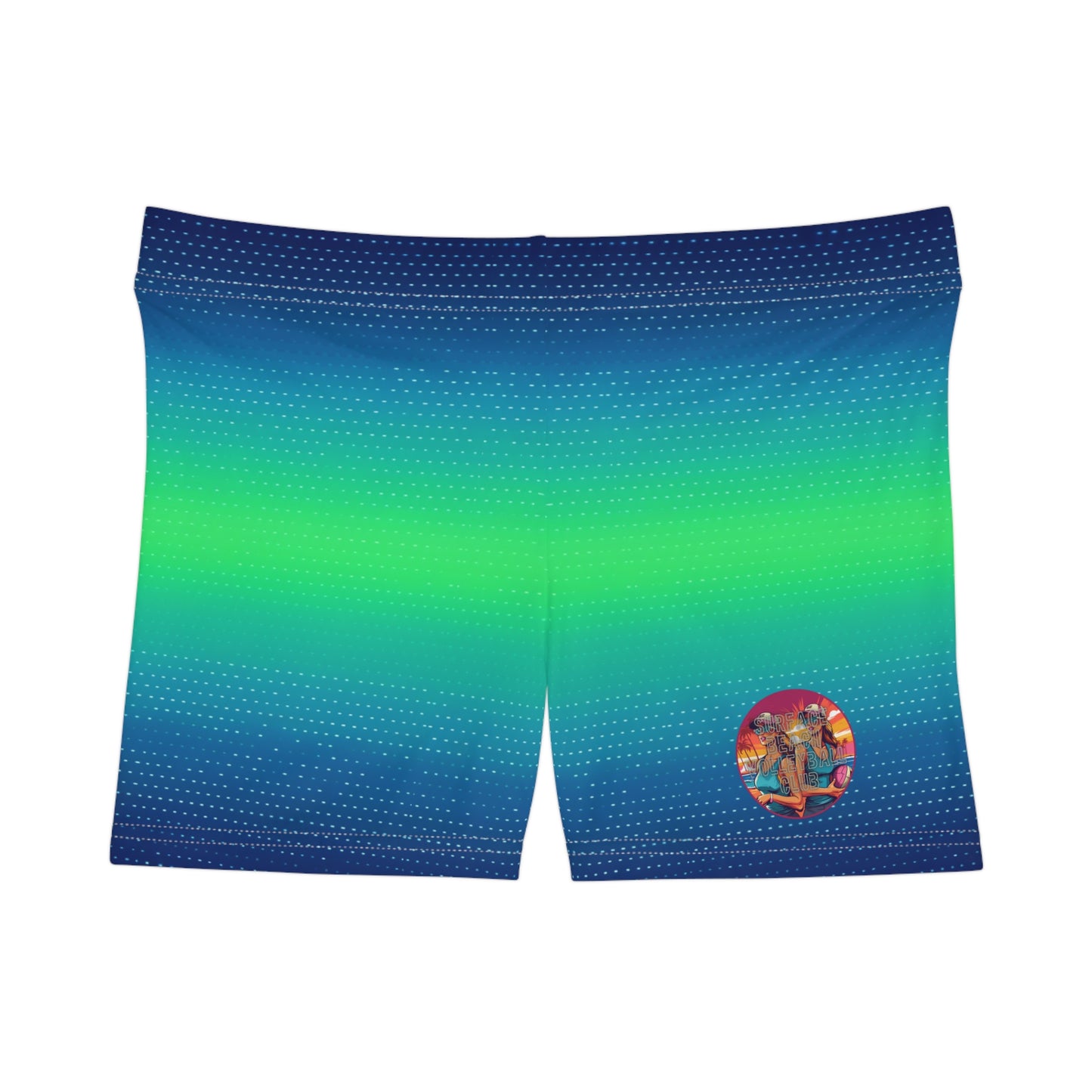 Surface Beach Volleyball Club Athletic Spandex Workout Yoga Women's Shorts (AOP)