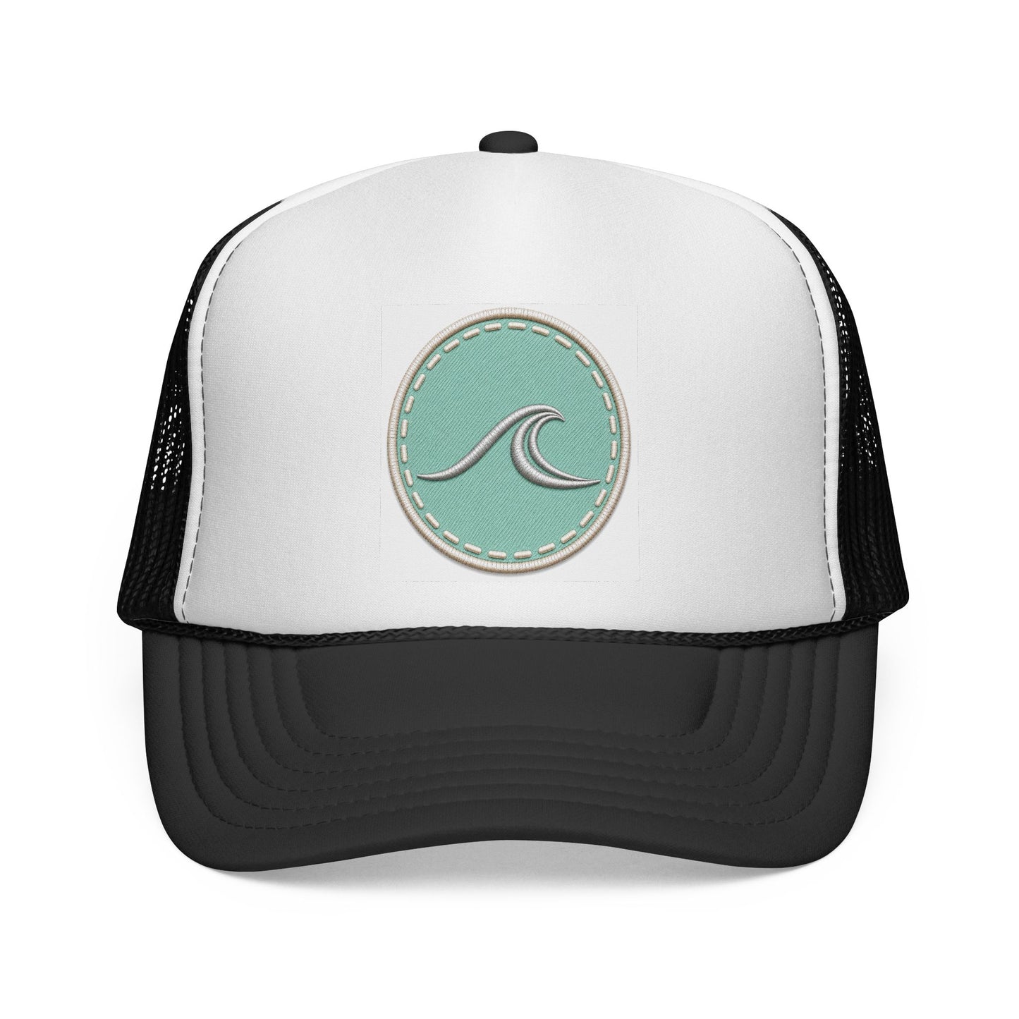Surfache Wave Patch Trucker Cap — Surf Logo Mesh Baseball Hat