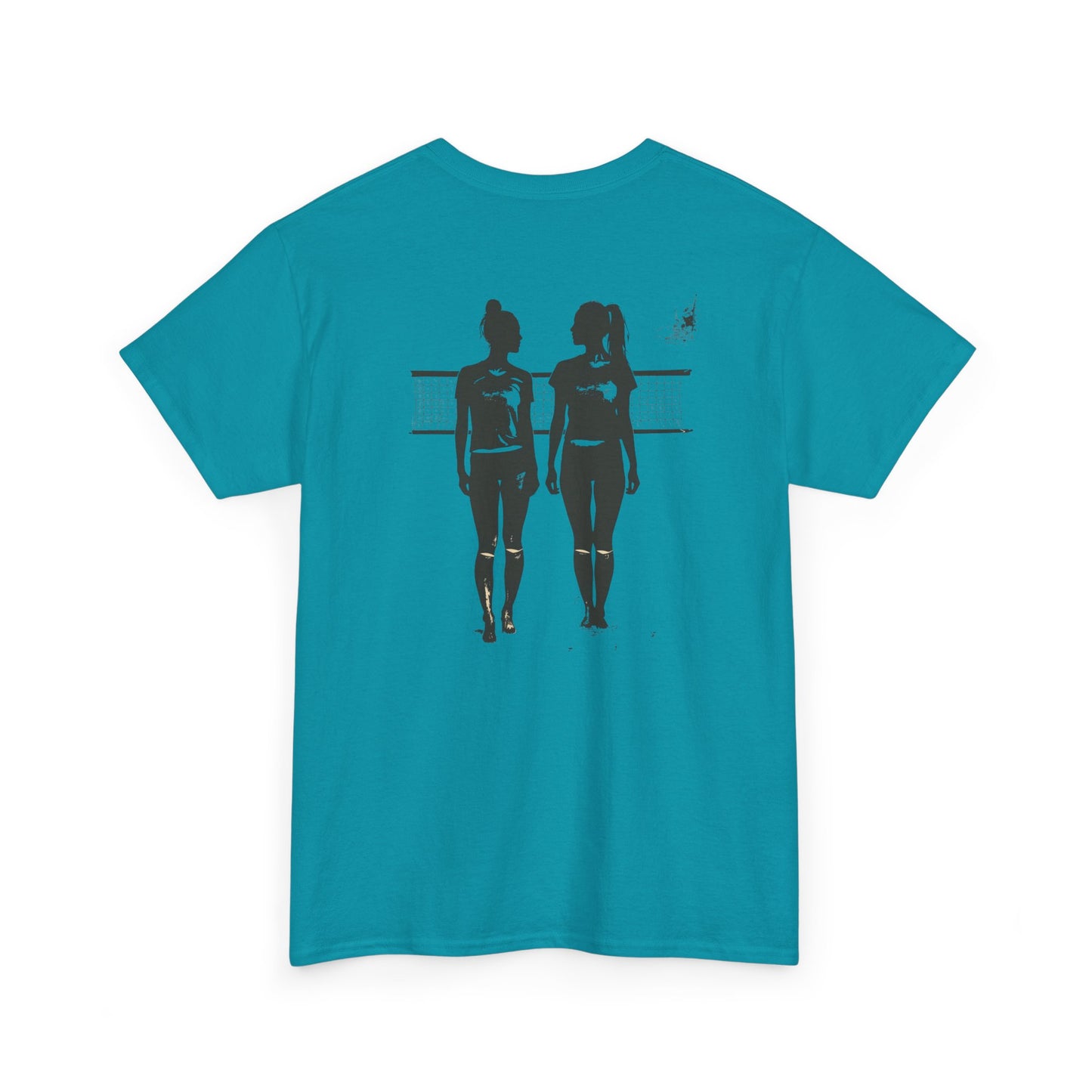 Beach Volleyball “Partners” Unisex Heavy Cotton Tee