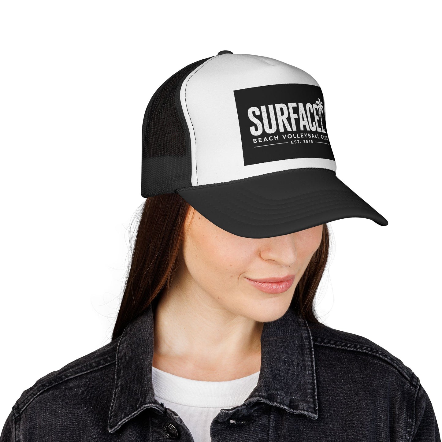 Surface Beach Volleyball Club Trucker Cap | Surf Palm Logo