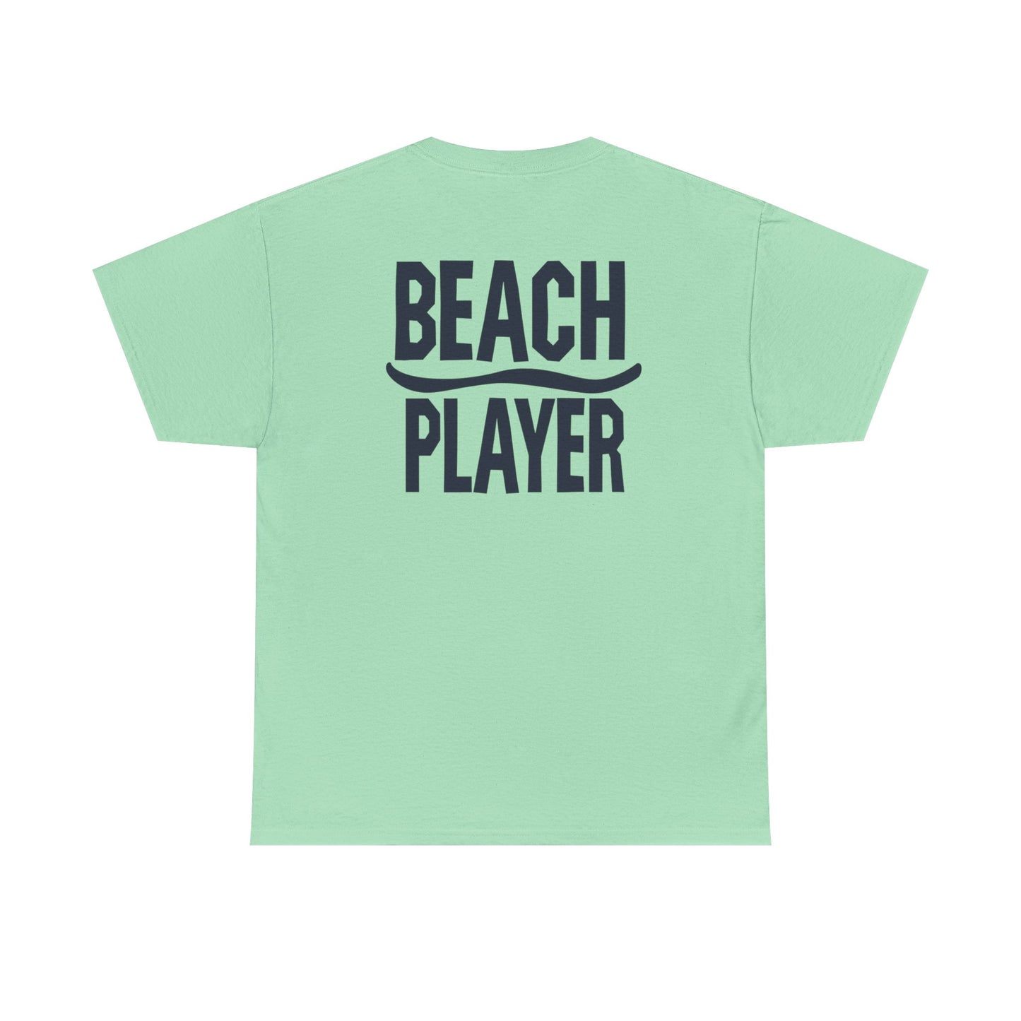Beach Player Volleyball Tee — Surface Beach Club Graphic T-Shirt