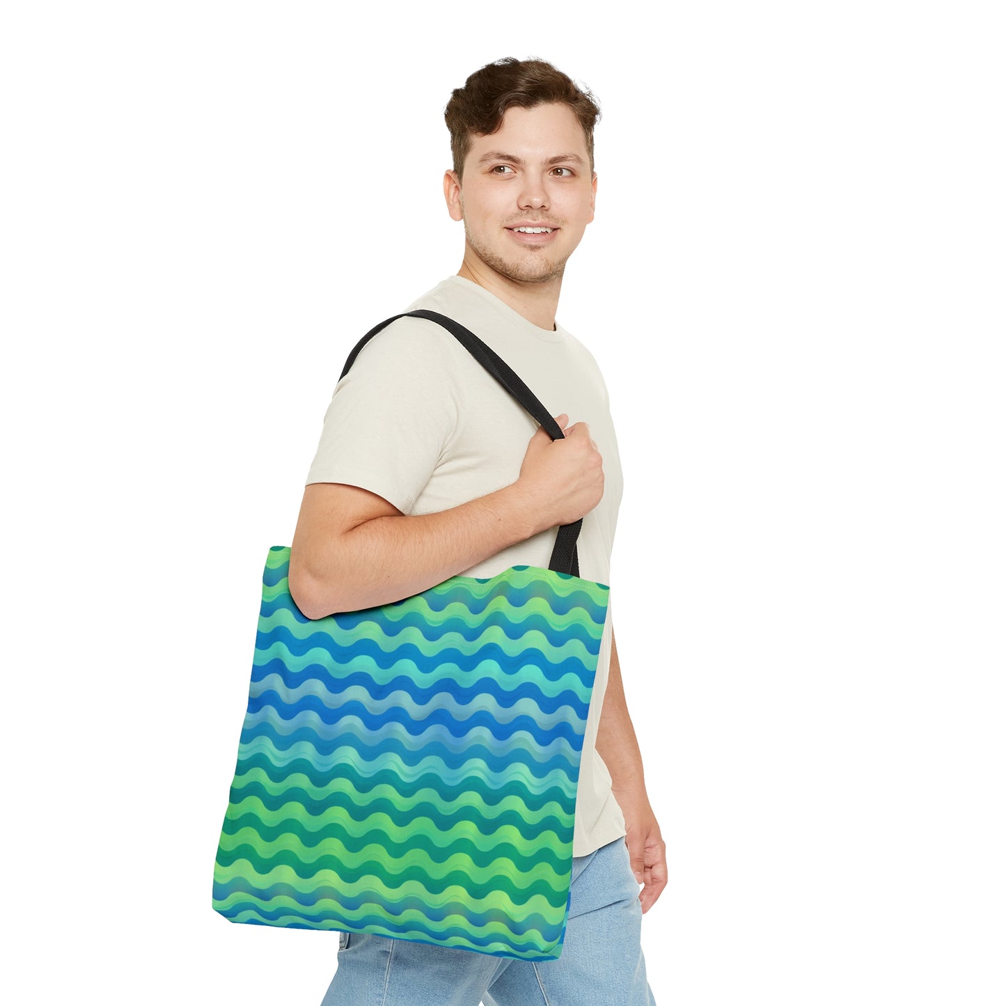 Moda Urbano Waves Travel Tote Bag