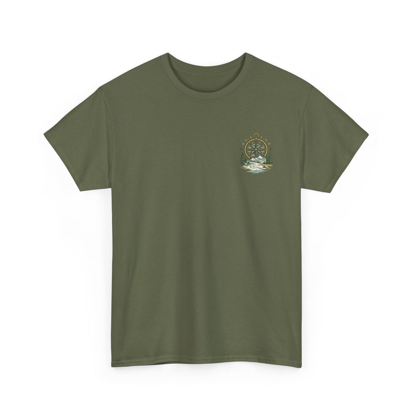 Adventure Compass Tee — "You Can't Control Everything" Outdoor Graphic T‑Shirt
