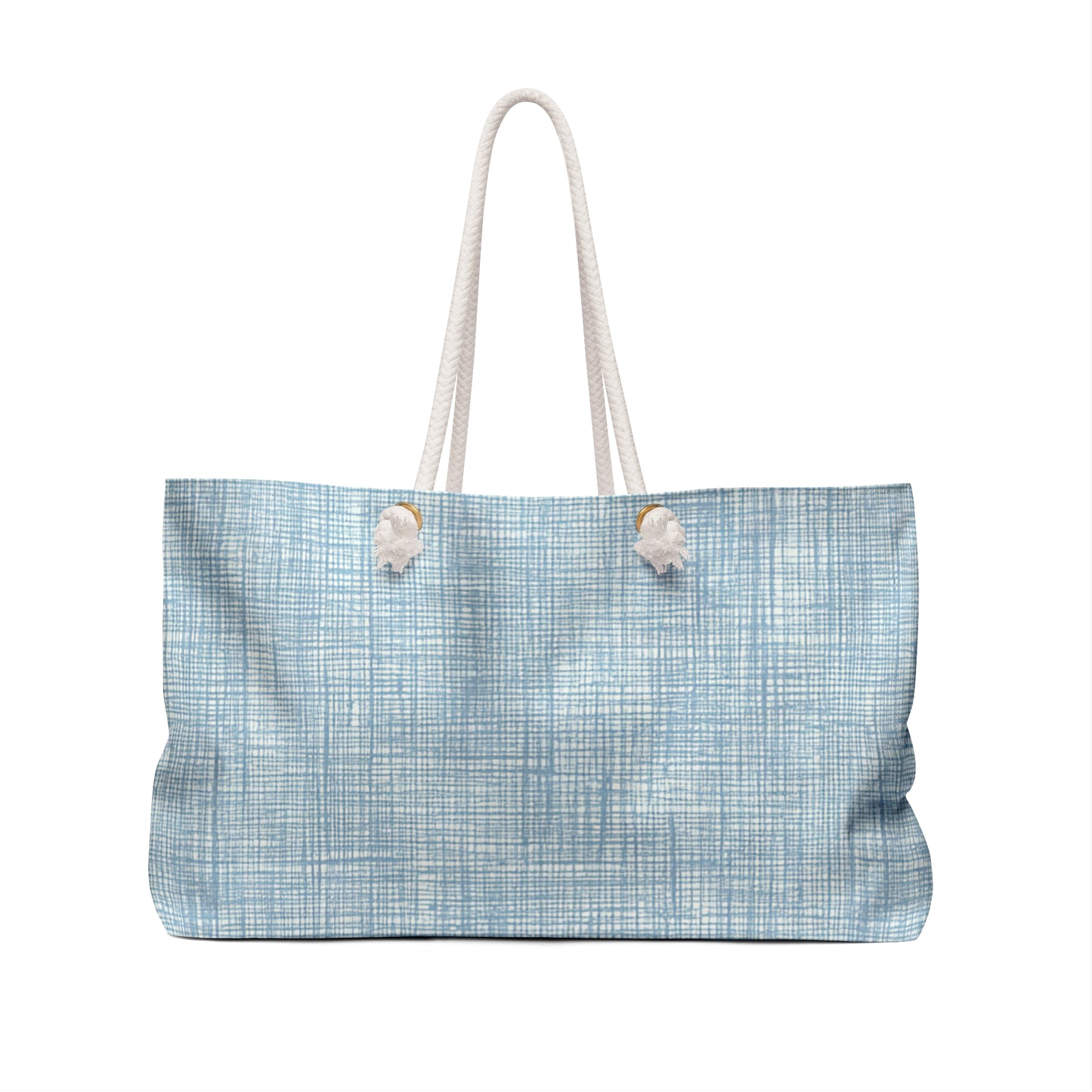 Surface Beach Weekender Bag – Large Nautical Travel Tote with Sun & Waves Design