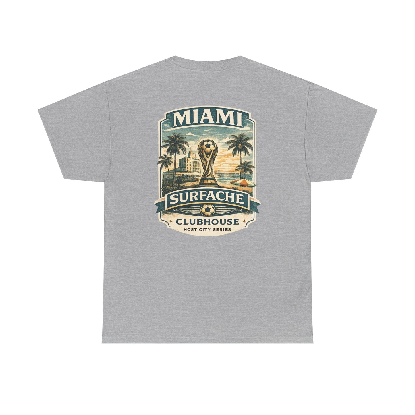 Surfache Miami Clubhouse T-Shirt — Vintage Palm Beach Surf Tee