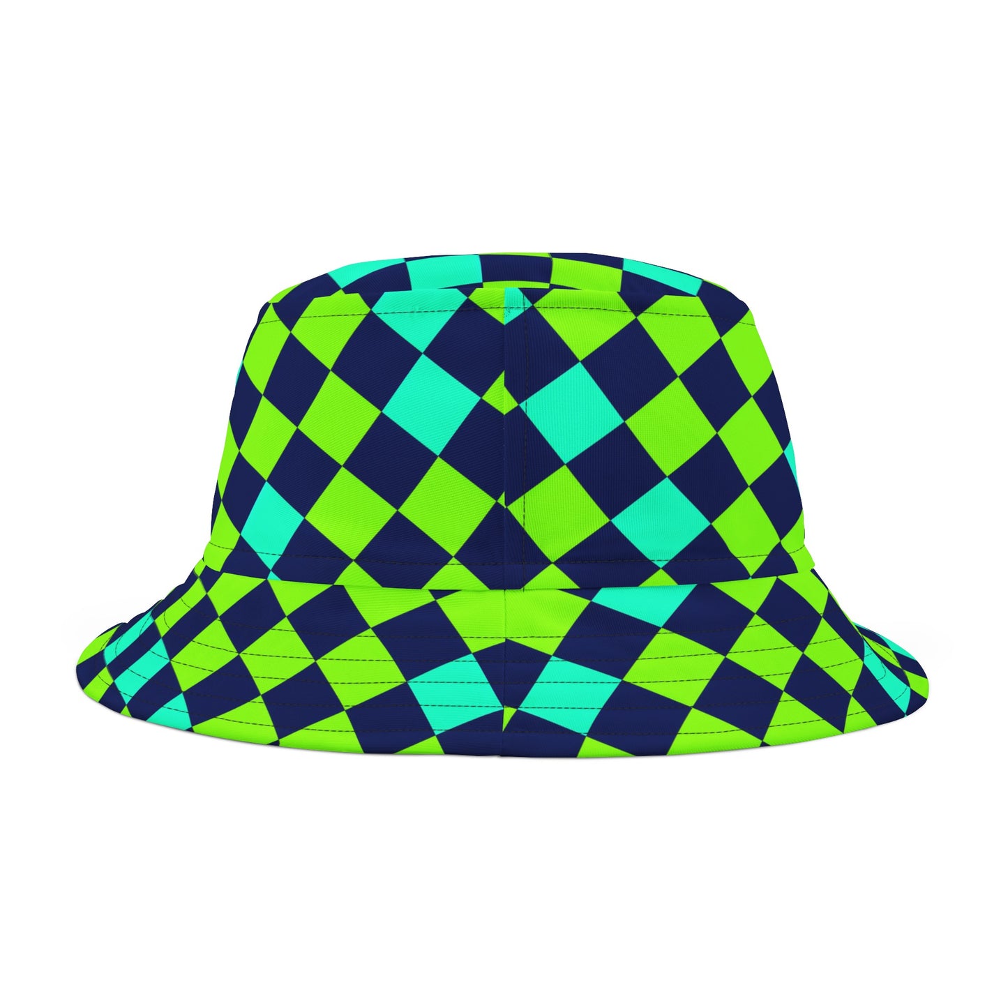 Moda Urbano Checkered Bucket Hat (AOP)