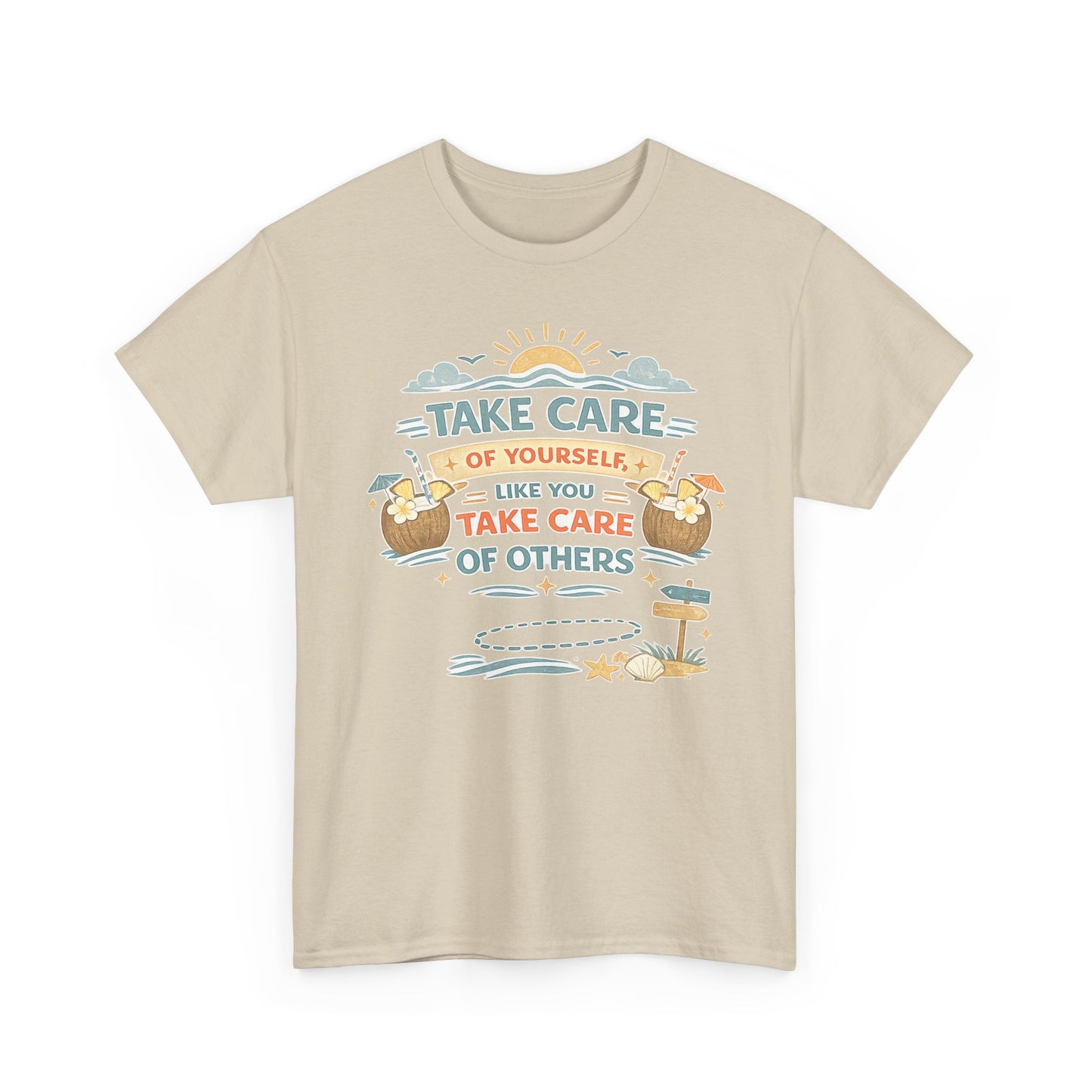 Motivational Graphic Tee — “Take Care of Yourself Like You Take Care of Others” / Keep Moving Forward