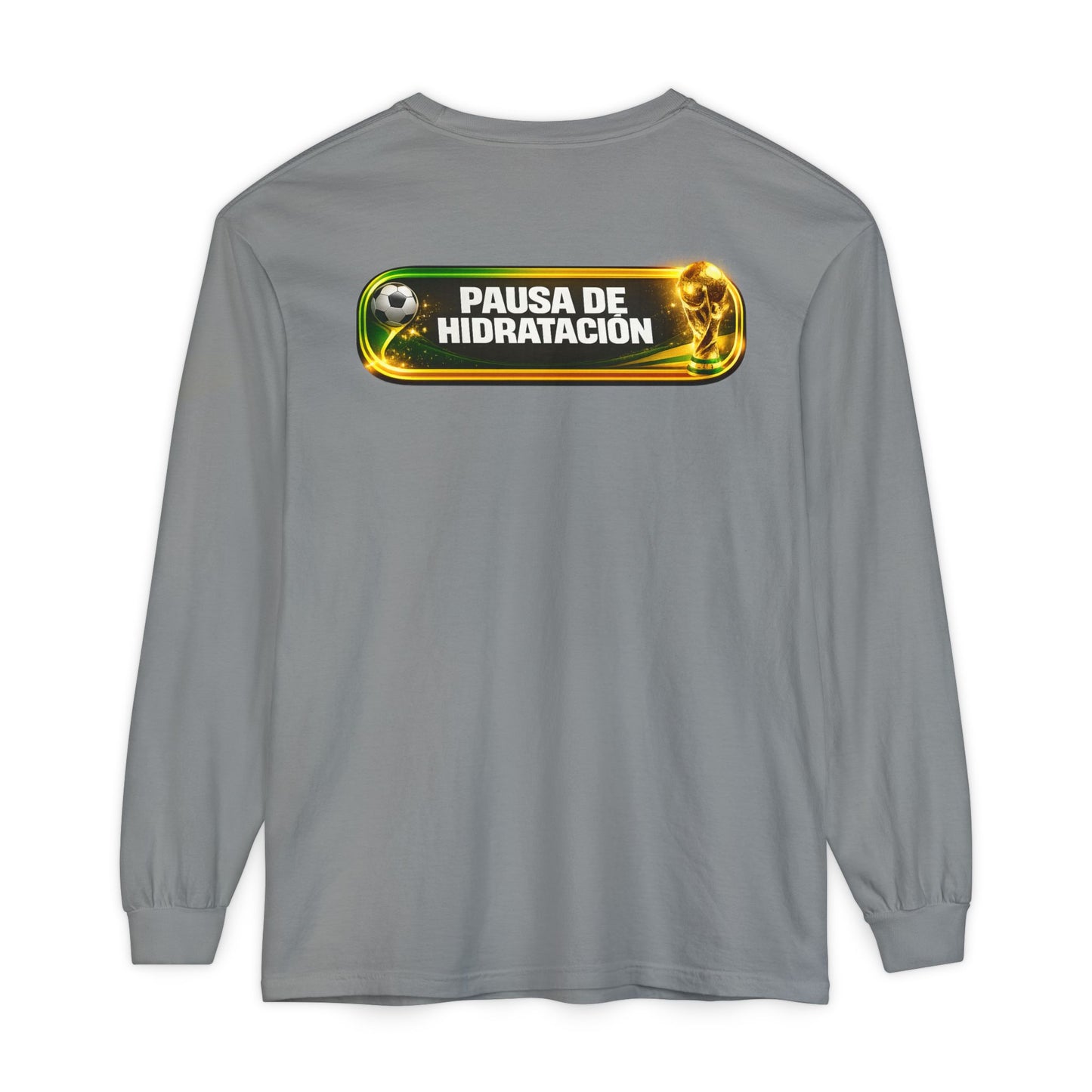 Surfache World Cup Soccer Long Sleeve Tee — "Surface" Front & "Pausa de Hidratación" Back