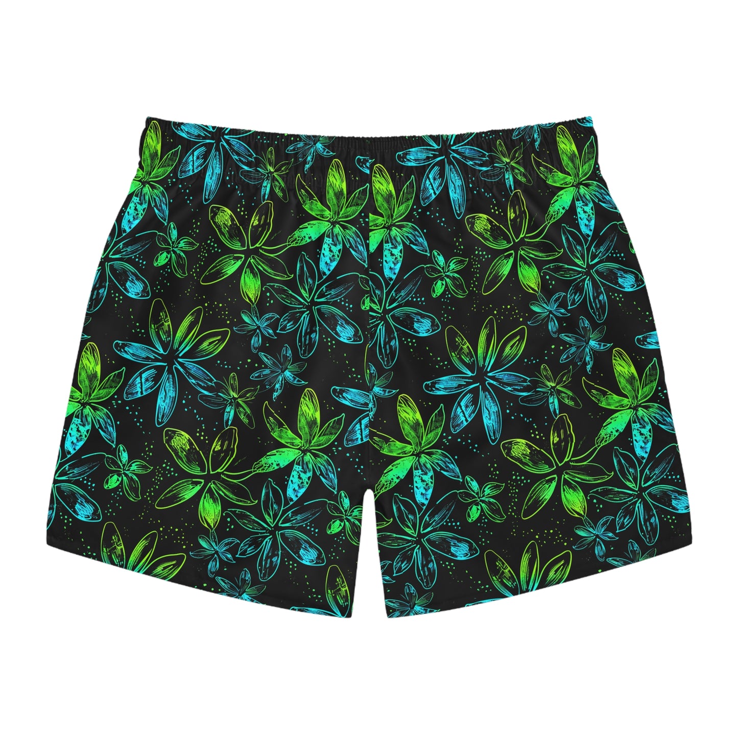 Floral Mascot Surface Beach Volleyball Club Modern Swim Trunks