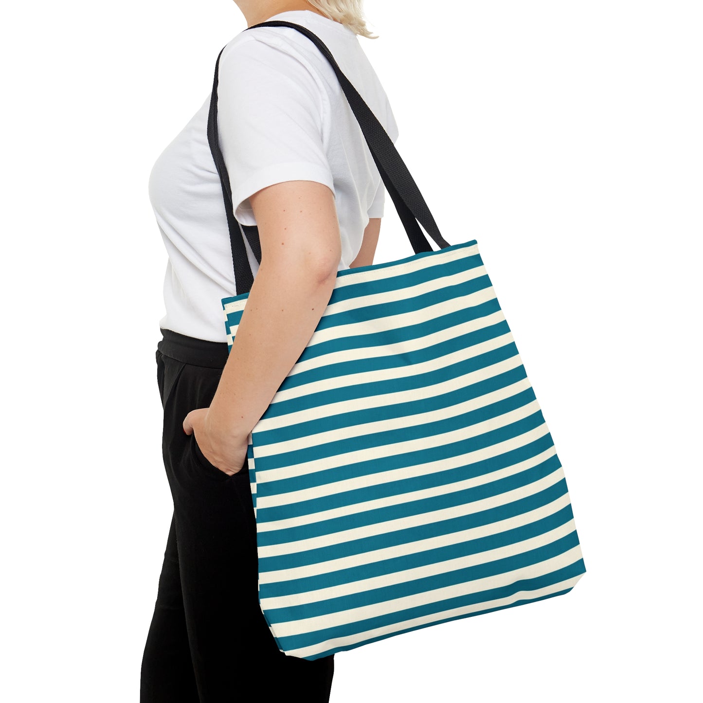 Moda Urbano Striped Tote Bag (AOP)