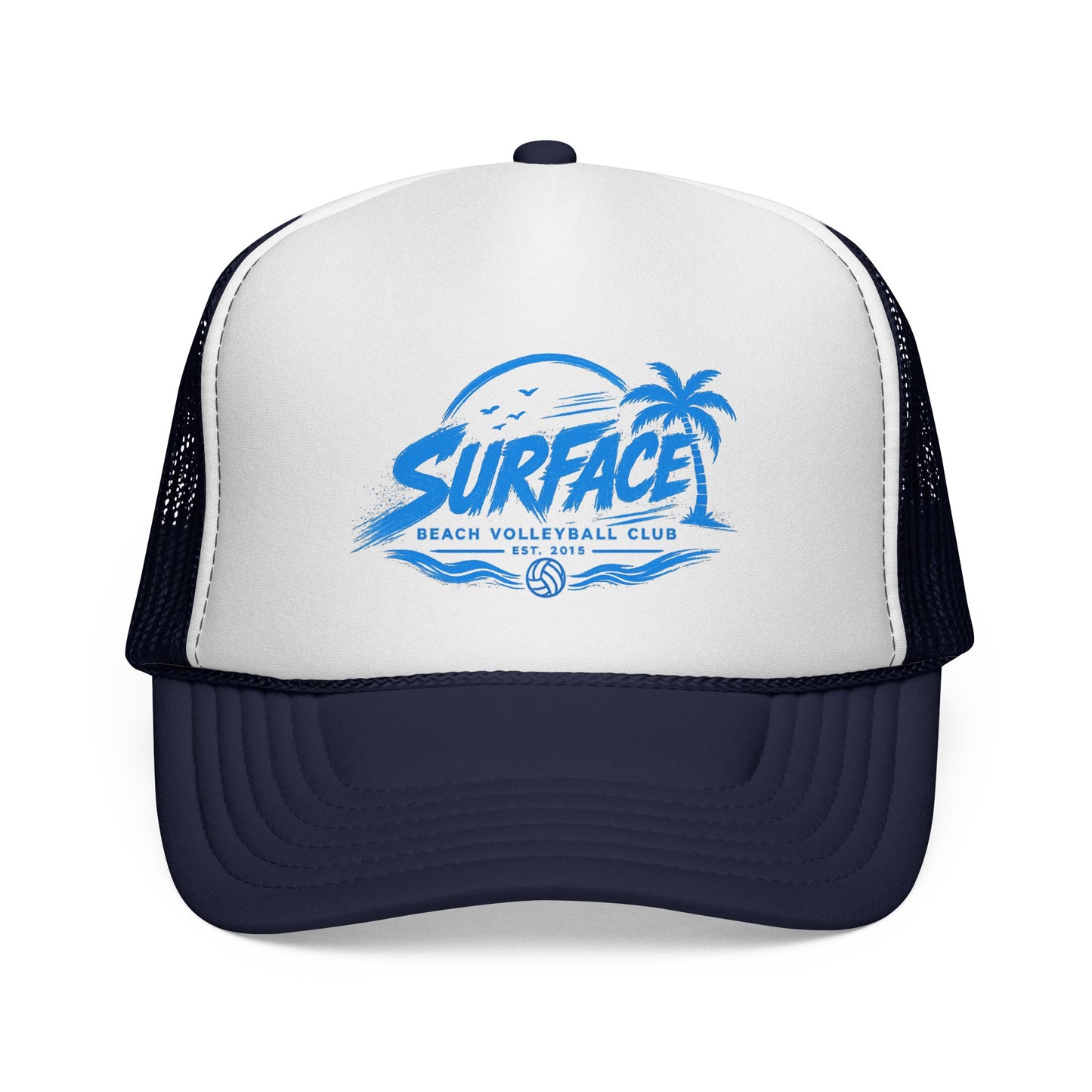 Surface Beach Volleyball Club Trucker Cap | Surf Palm Logo