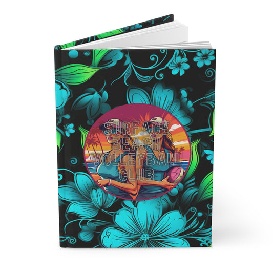 Surface Beach Volleyball Club Reflection Hardcover Journal Matte