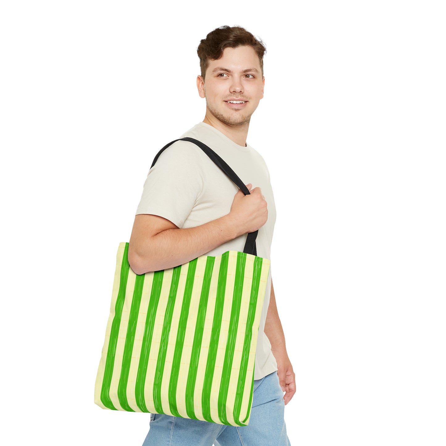 Moda Urbano Striped Tote Bag (AOP)