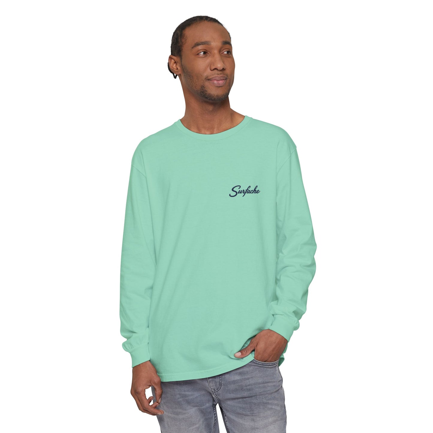 Surfache Passport Edition World Cup Tour Long Sleeve Tee — Soccer Travel Graphic