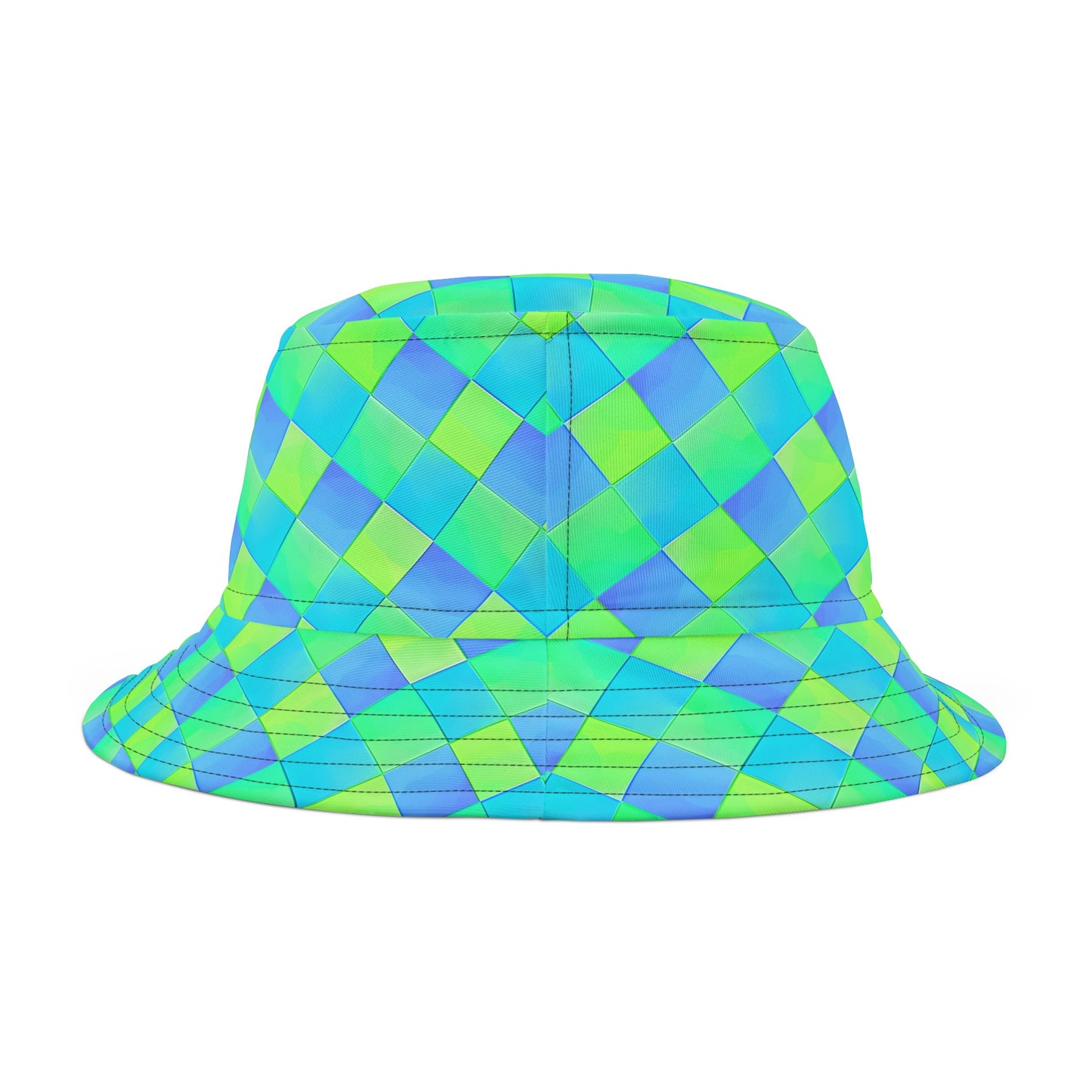 Moda Urbano Checkered Bucket Hat (AOP)