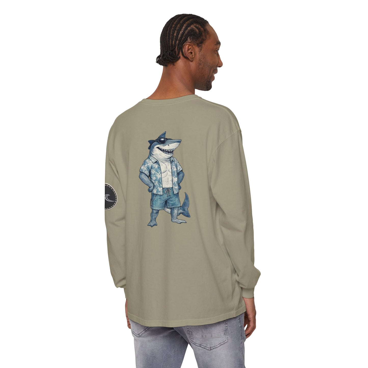 Surfache Shark Graphic Long Sleeve Tee