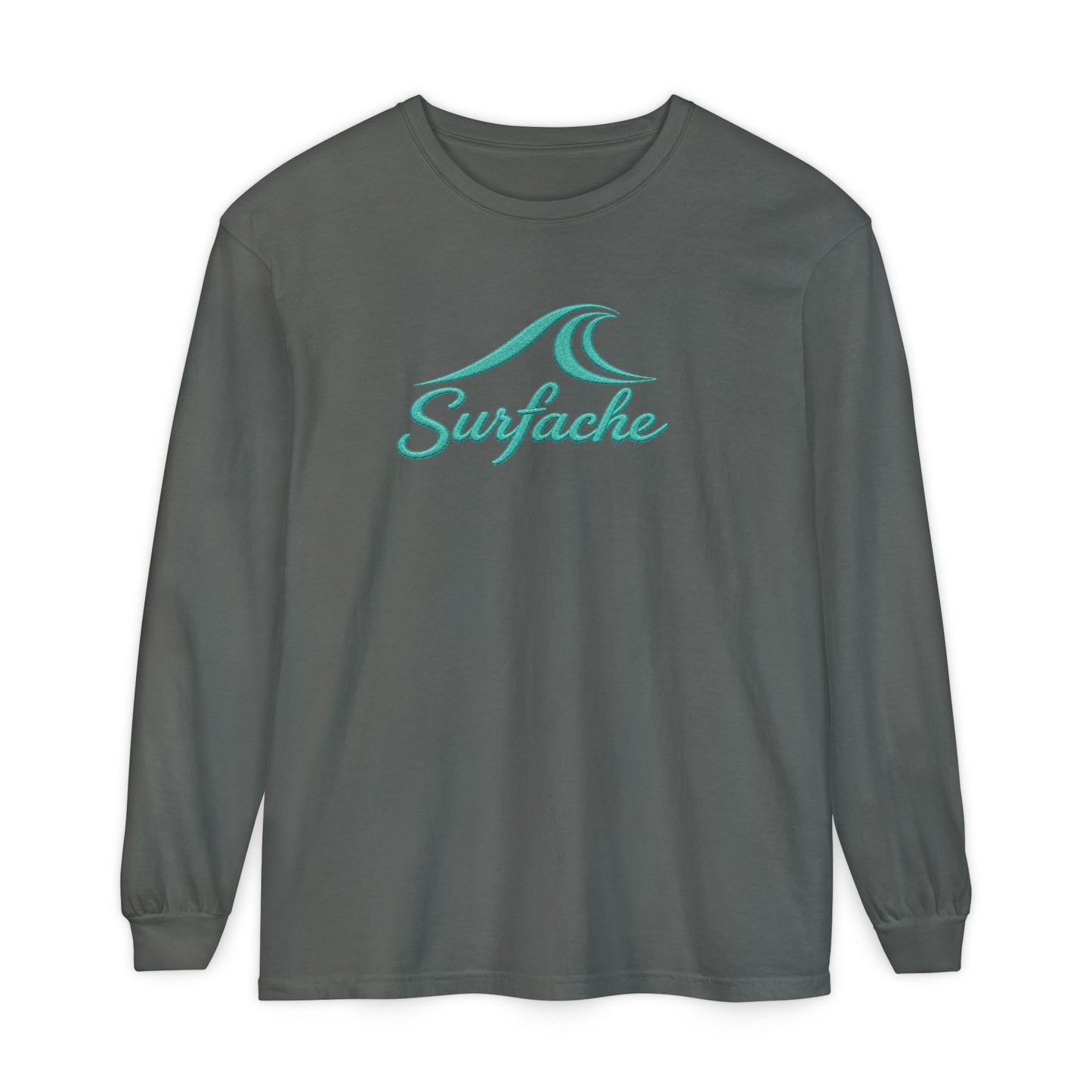 Surfache Wave Long Sleeve Tee — Beach Vibes Graphic T-Shirt