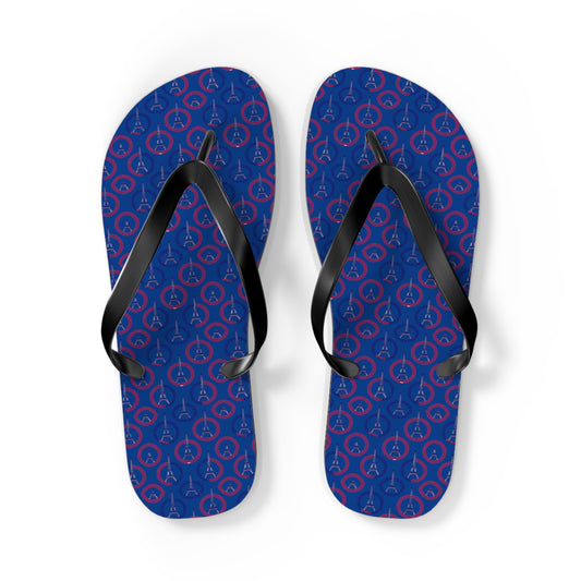 Paris Olympics Inspired Moda Urbano Designer Flip Flops