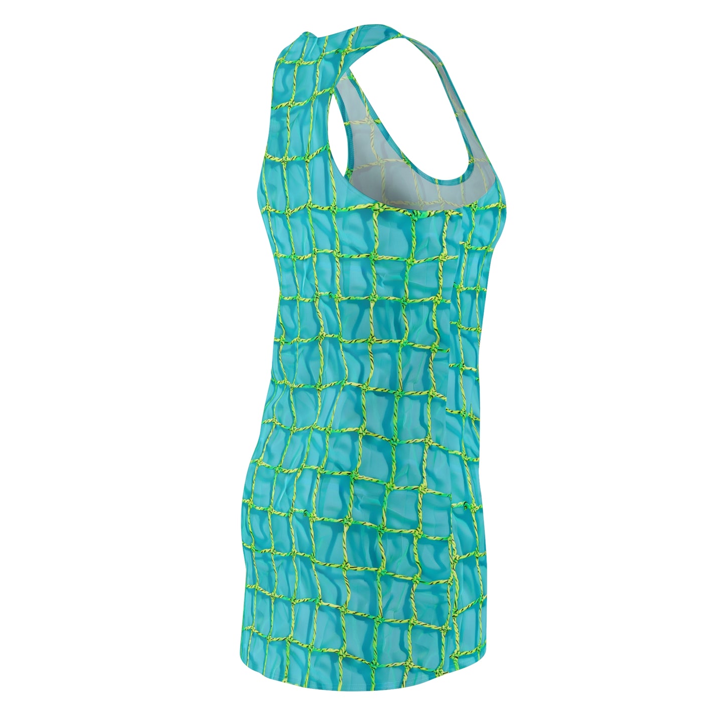 Surface Beach Volleyball Club Designer Women's Cut & Sew Racerback Cover Up Dress Louis IV Collection