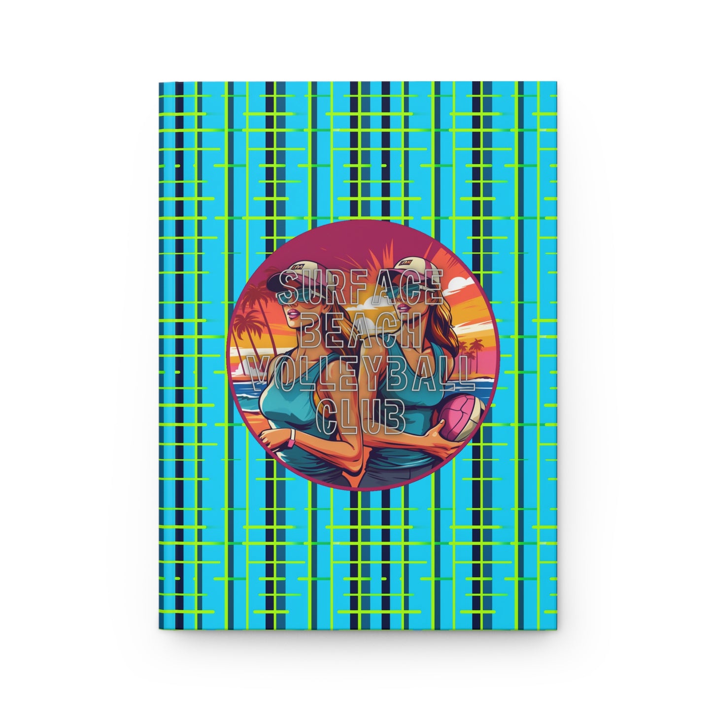 Surface Beach Volleyball Club Reflection Hardcover Journal Matte