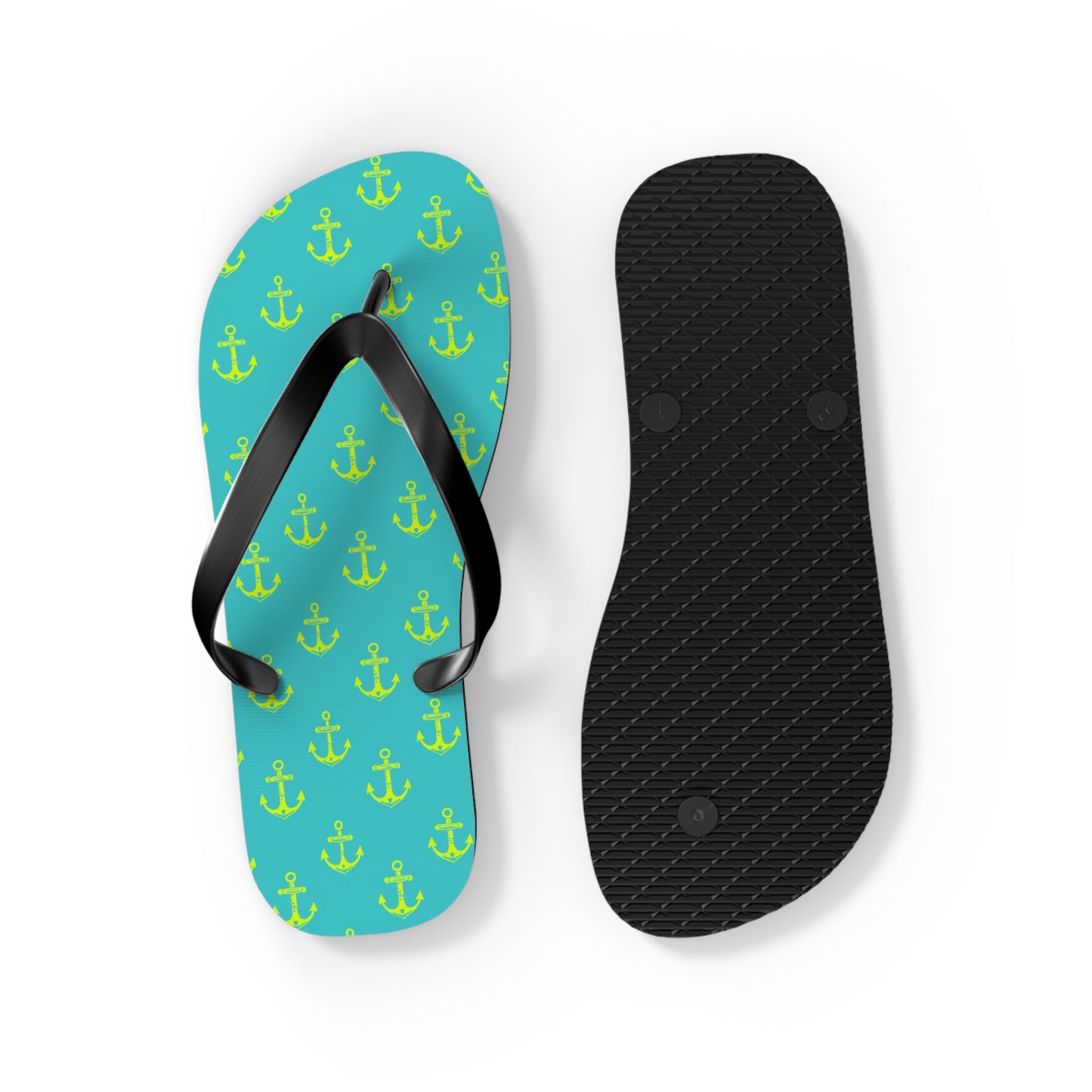 Anchors Away Surface Beach Volleyball Club Designer Flip Flops