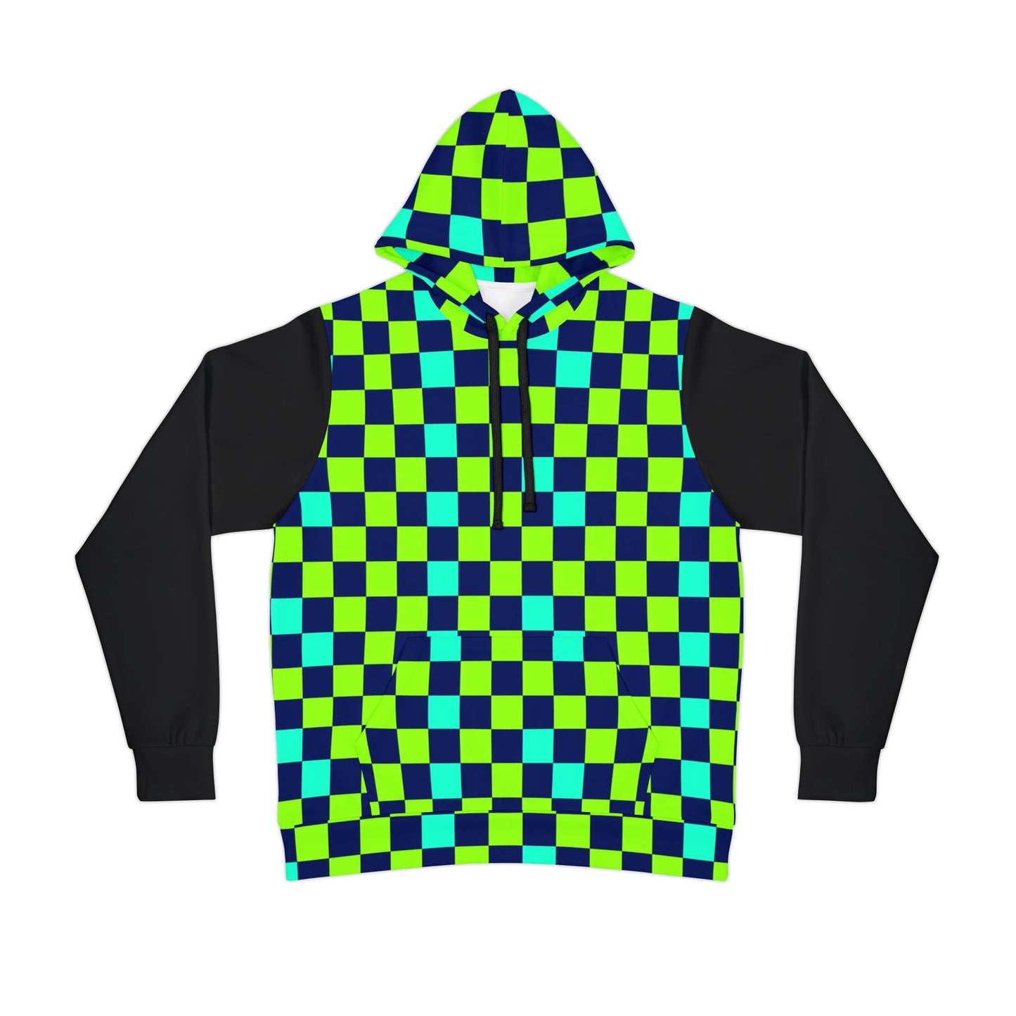 Moda Urbano Checkered Sublimated Designer Athletic Hoodie