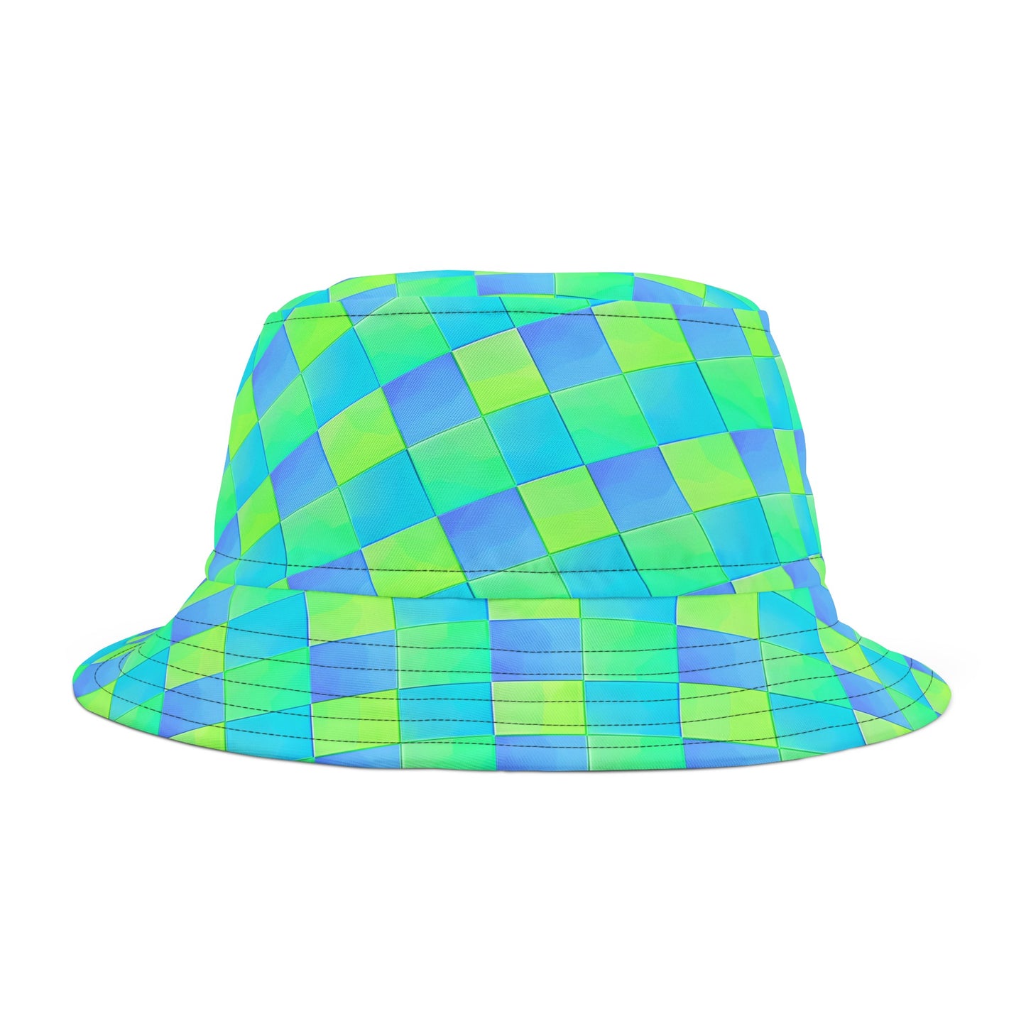 Moda Urbano Checkered Bucket Hat (AOP)