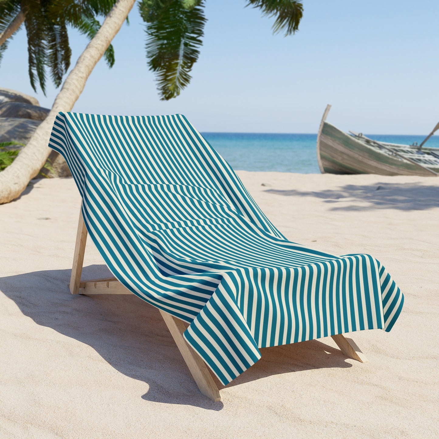 Moda Urbano Striped Beach Towel