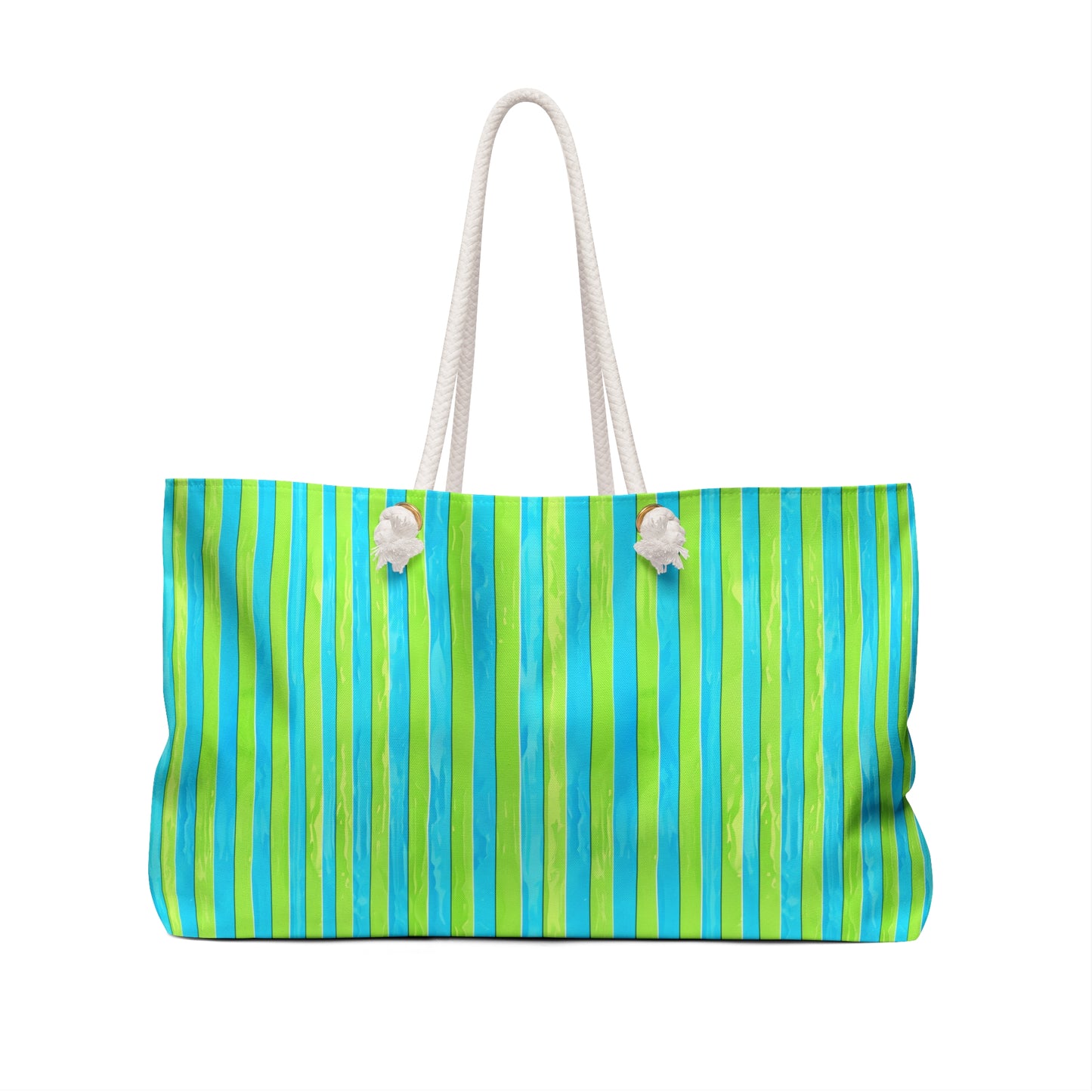 Surface Beach Volleyball Club Weekender Bag - Striped Bright Fashionable Travel Tote