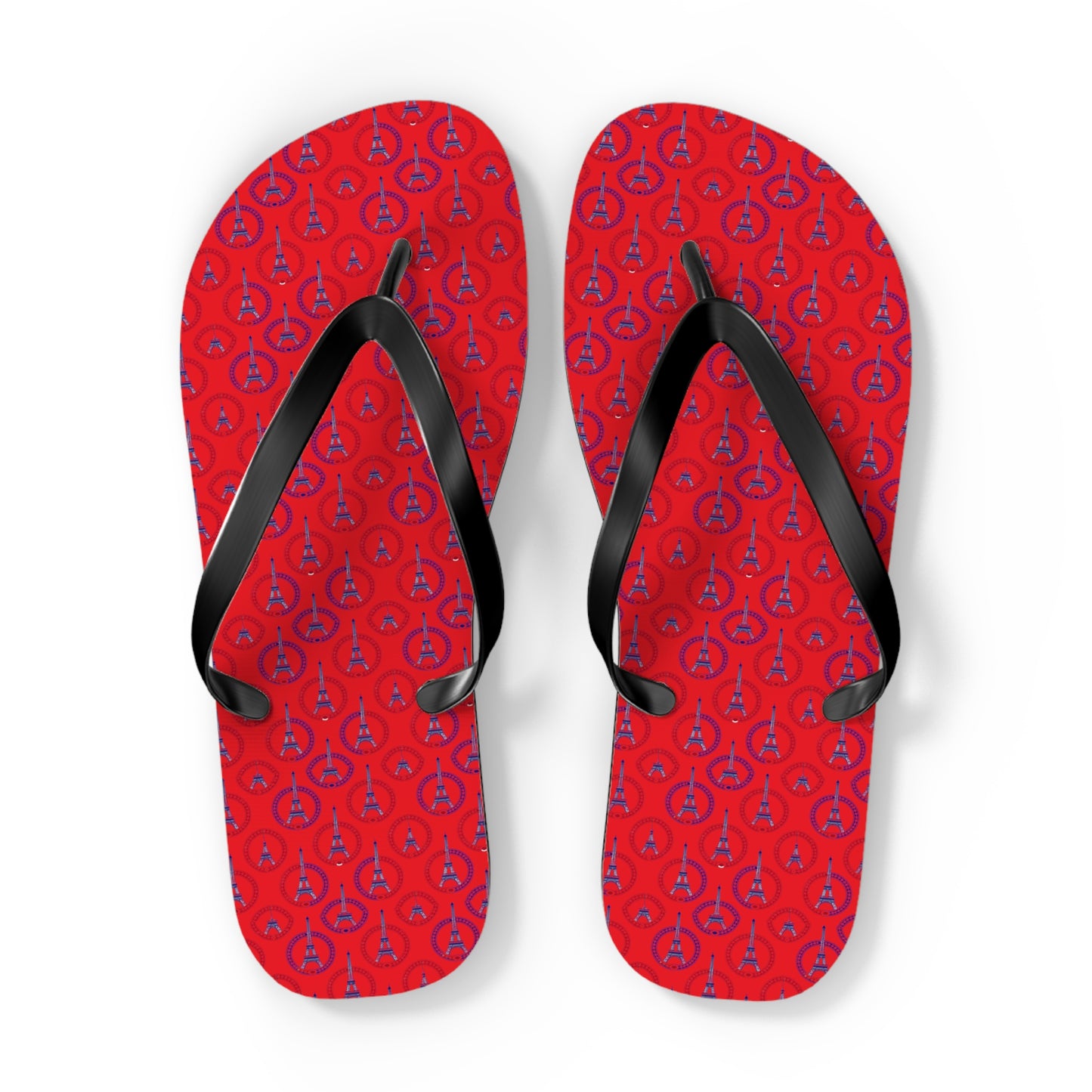 Paris Olympics Inspired Moda Urbano Designer Flip Flops