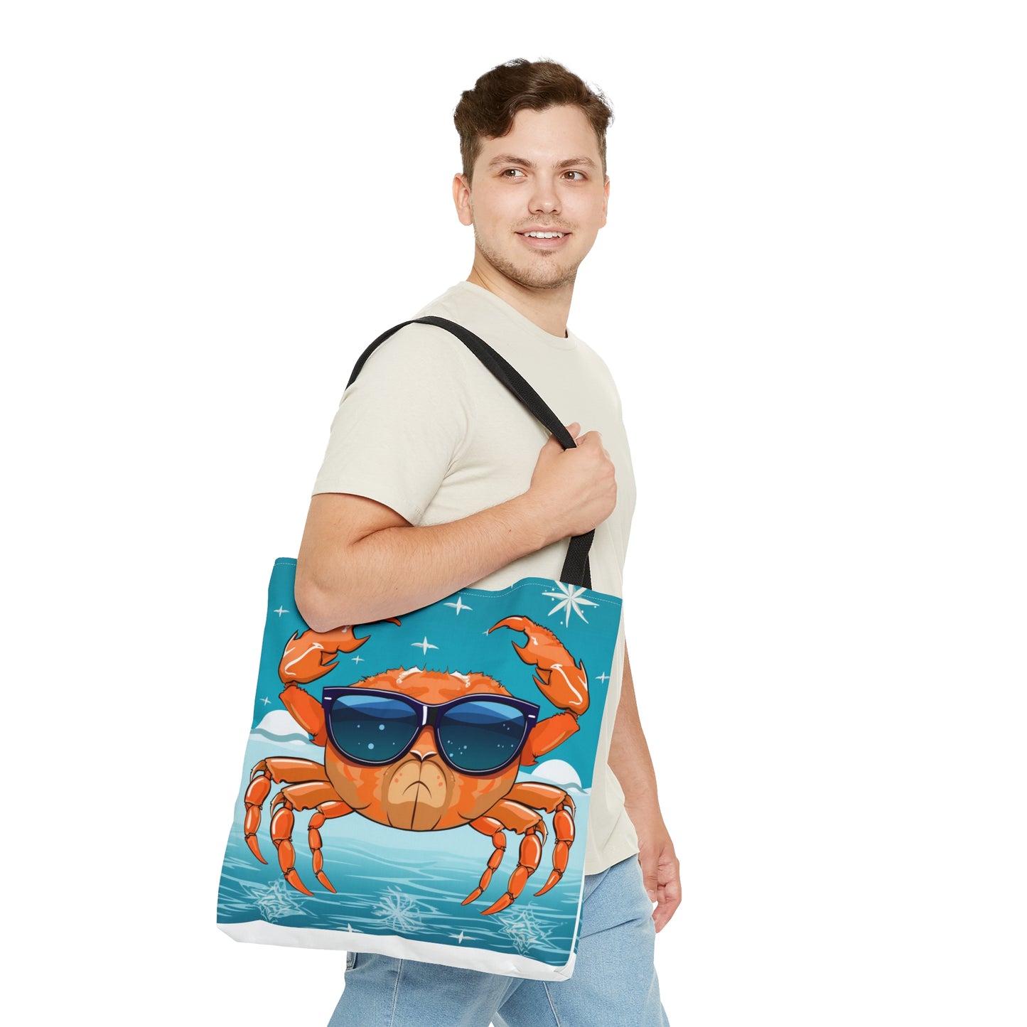 Crabby Travel Tote Bag