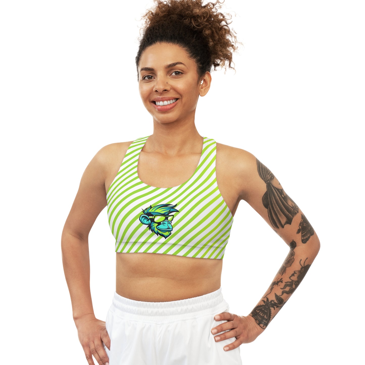 Mascot Surface Beach Volleyball Club Seamless Sports Bra (AOP)