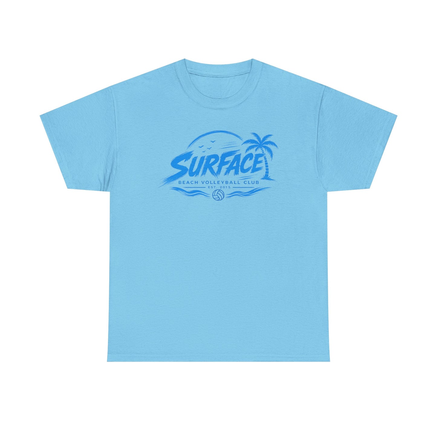 Surface Beach Volleyball Club T-Shirt — Coastal Surf Logo Tee
