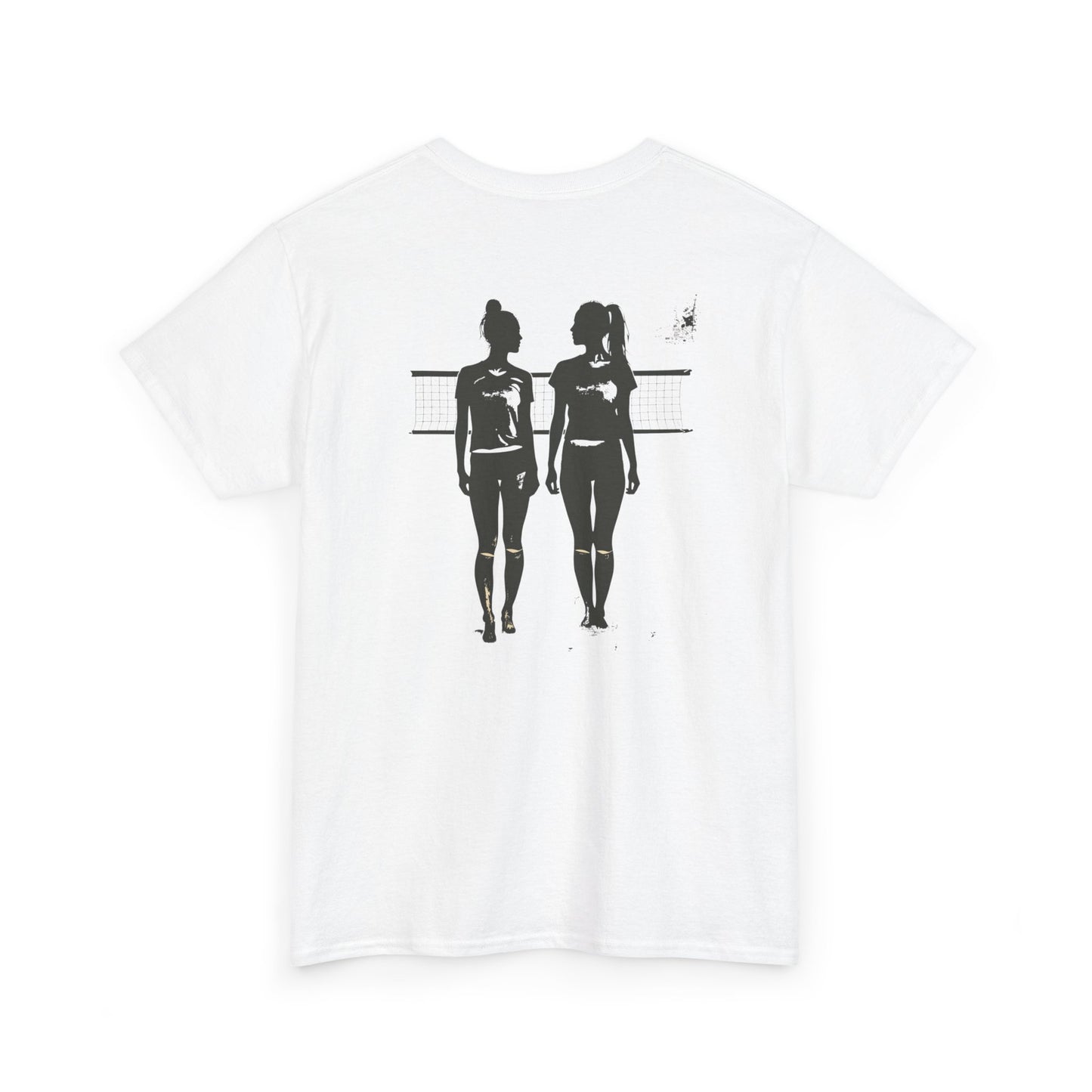 Beach Volleyball “Partners” Unisex Heavy Cotton Tee