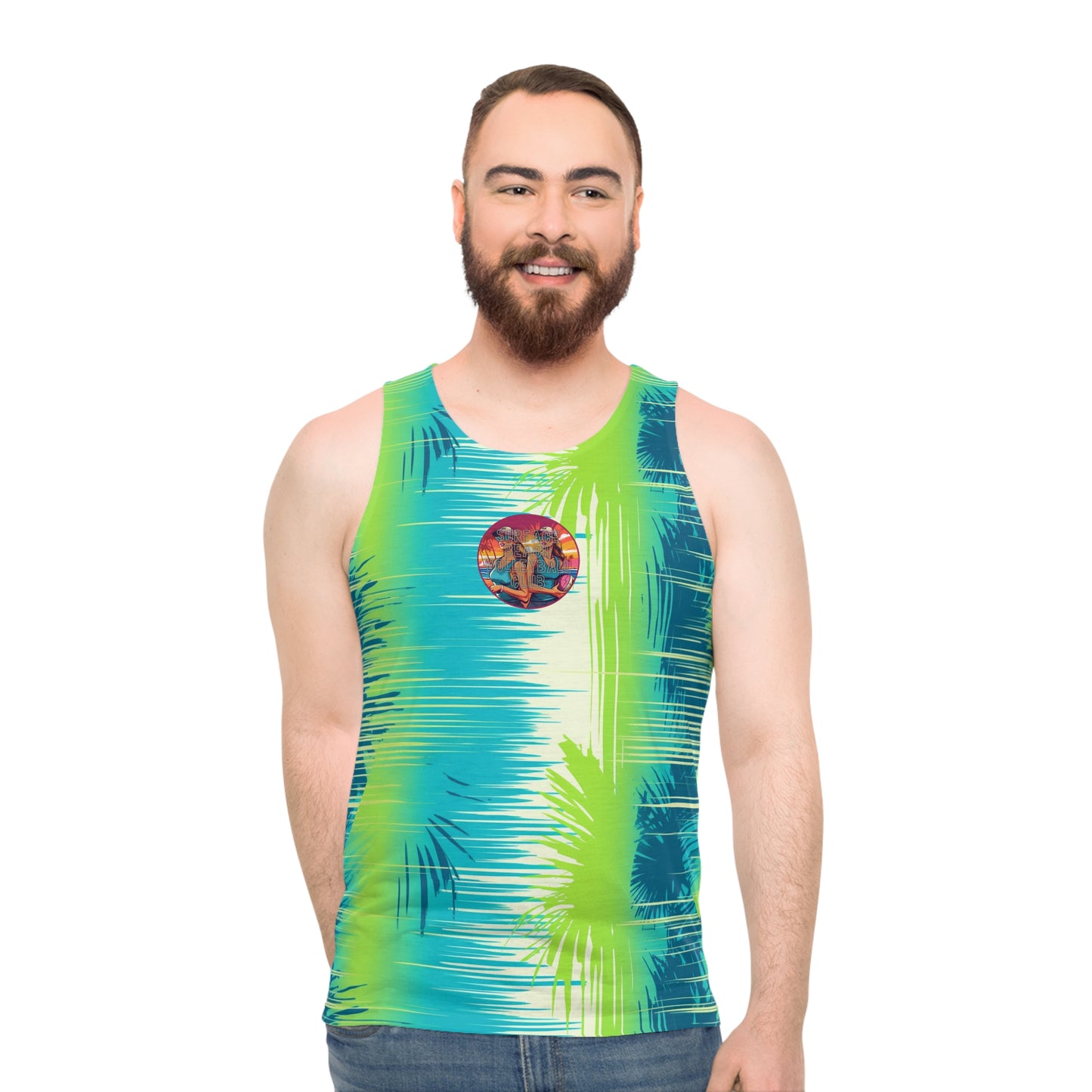 Surface Beach Volleyball Club Unisex Tank Top (AOP)