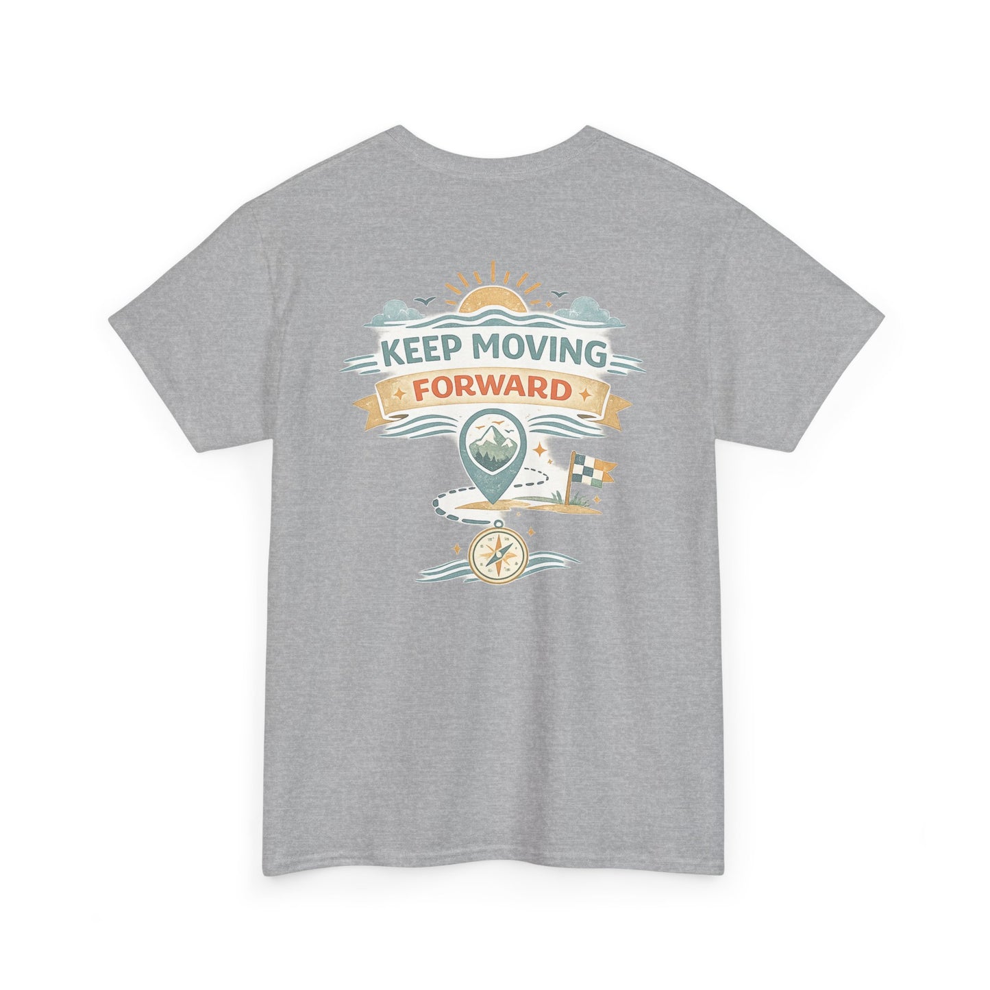 Make a Plan, Be Ready to Deviate T‑Shirt — 'Keep Moving Forward' Adventure Travel Tee