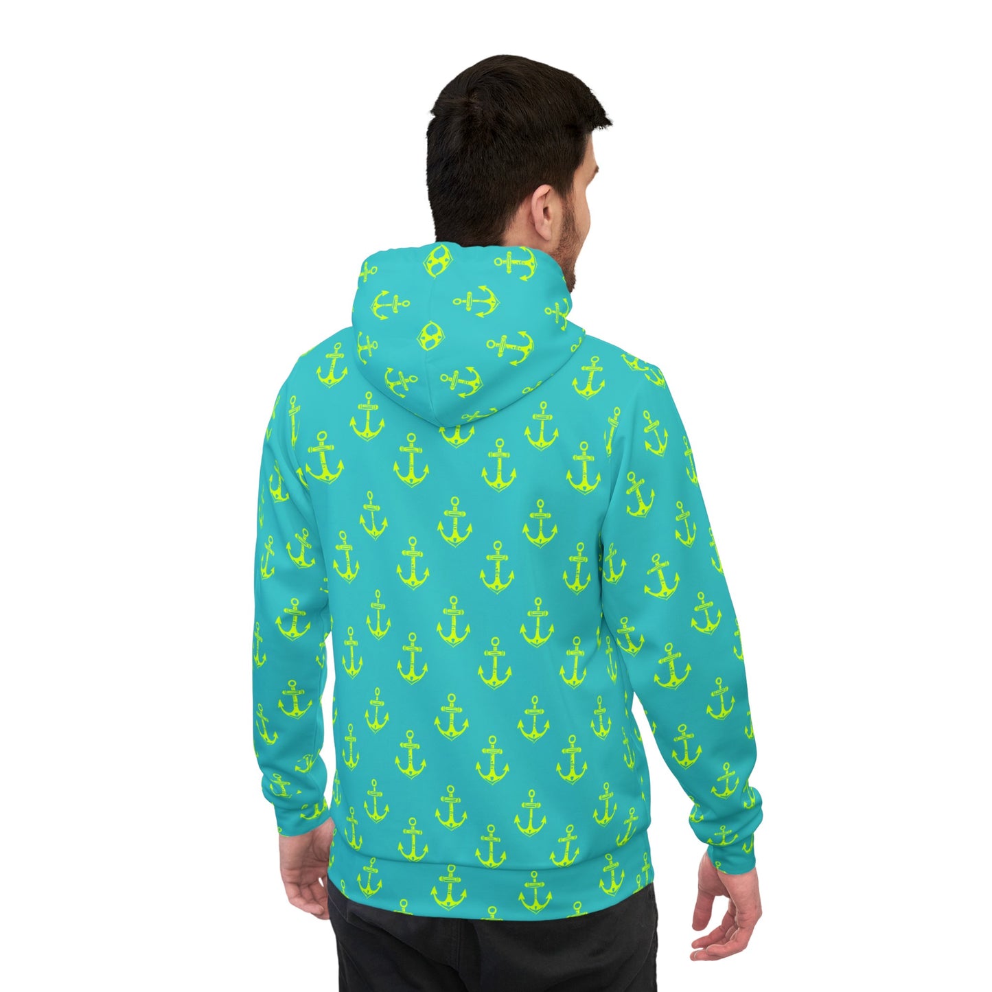 Anchors Away Mascot Surface Beach Volleyball Club Sublimated Designer Athletic Hoodie