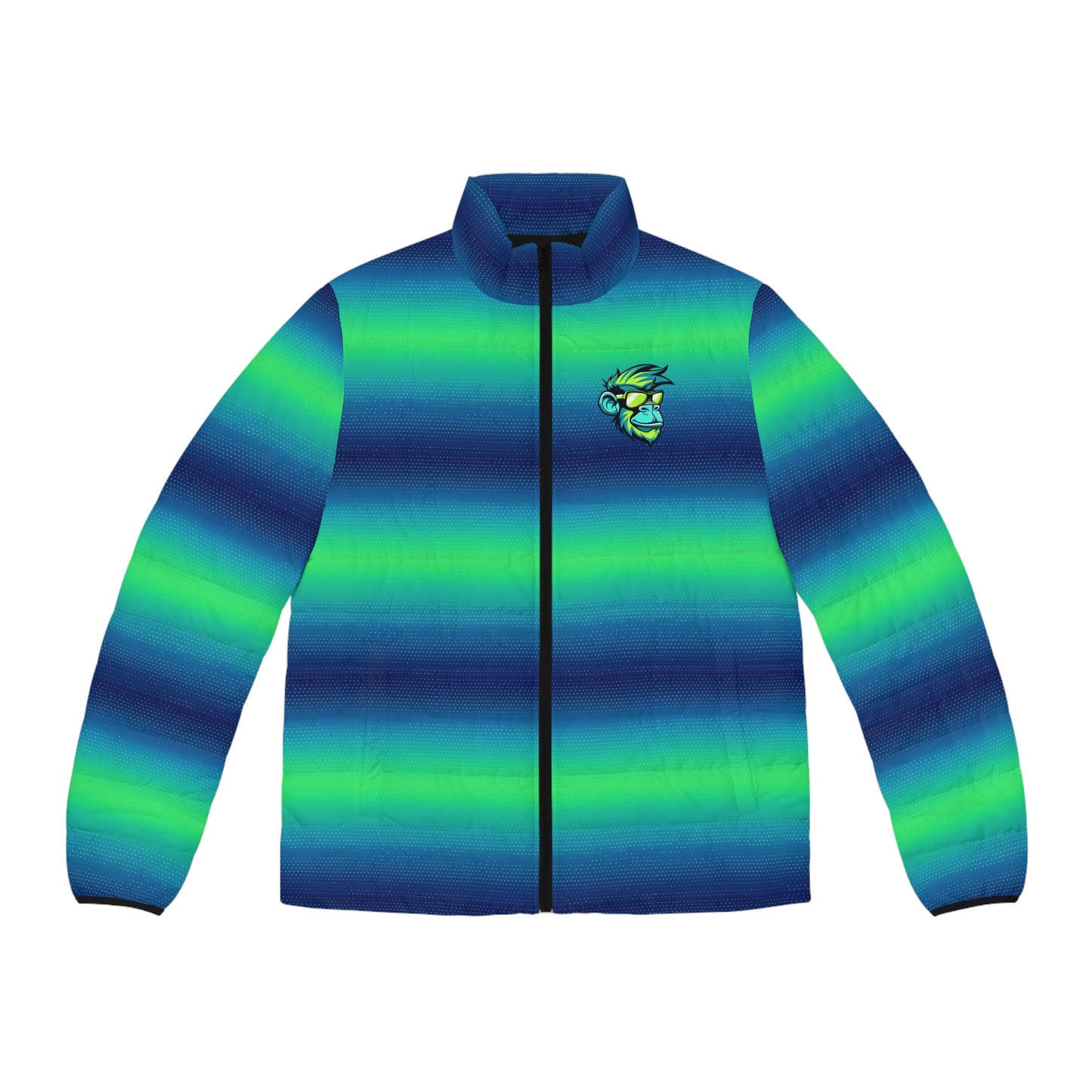 Mascot Surface Beach Volleyball Club Men's Puffer Jacket (AOP)