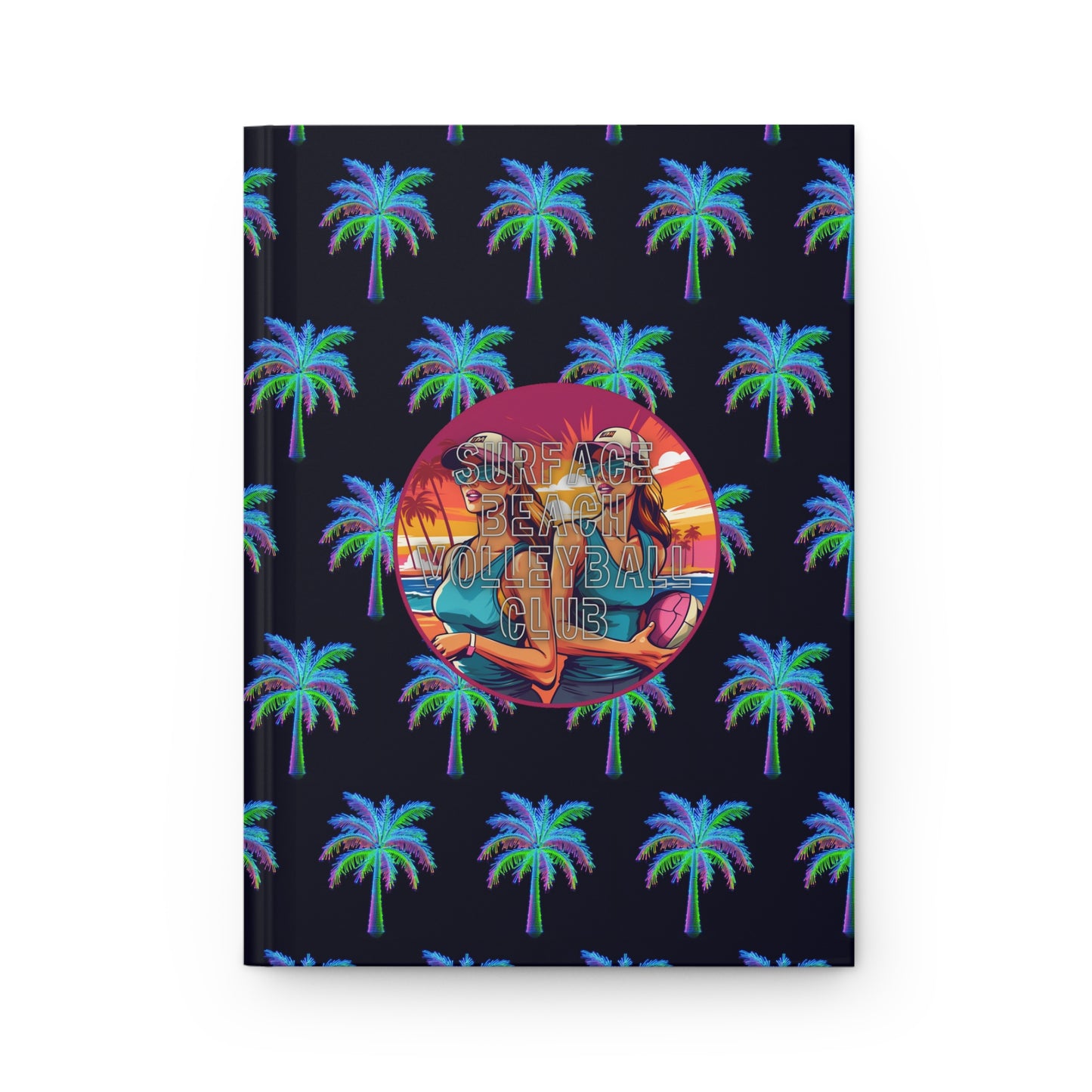 Surface Beach Volleyball Club Reflection Hardcover Journal Matte