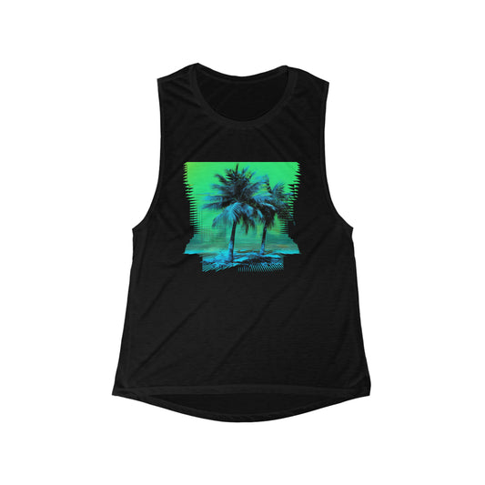 Surface Beach Volleyball Club Women's Flowy Scoop Muscle Tank