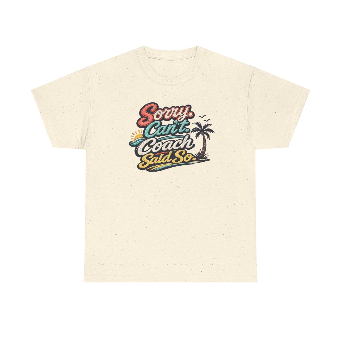 Beach Volleyball Tee — "Sorry, Can't. I’ve Got Beach Volleyball" Retro Graphic