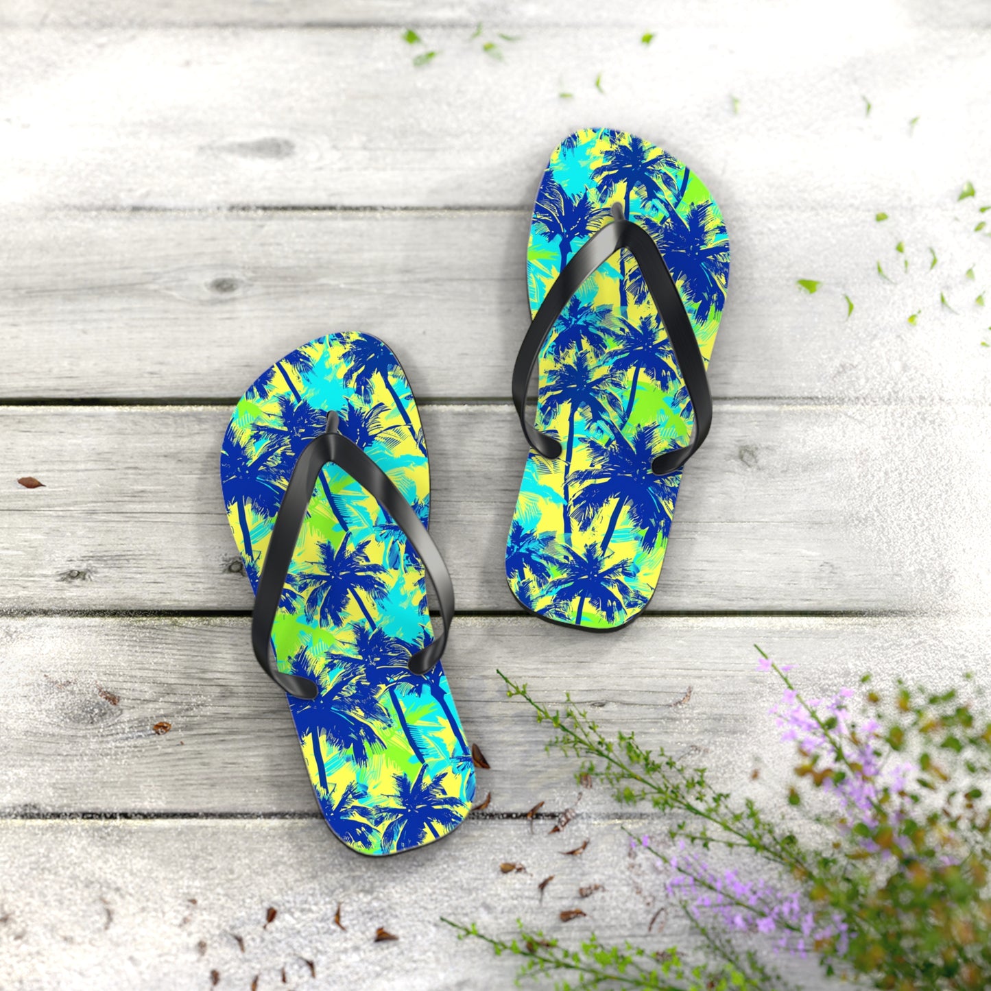 Tropical Surface Beach Volleyball Club Designer Flip Flops