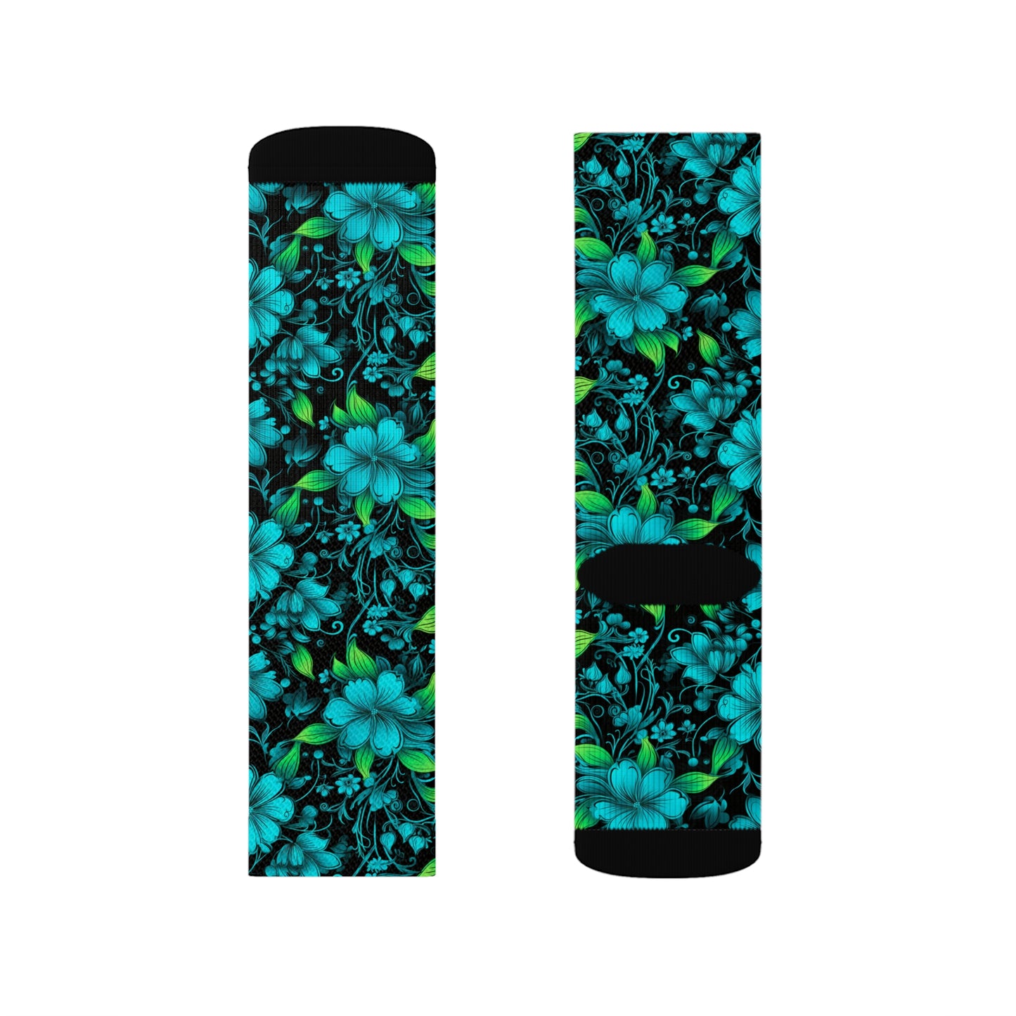 Surface Beach Volleyball Club Floral Sublimation Socks